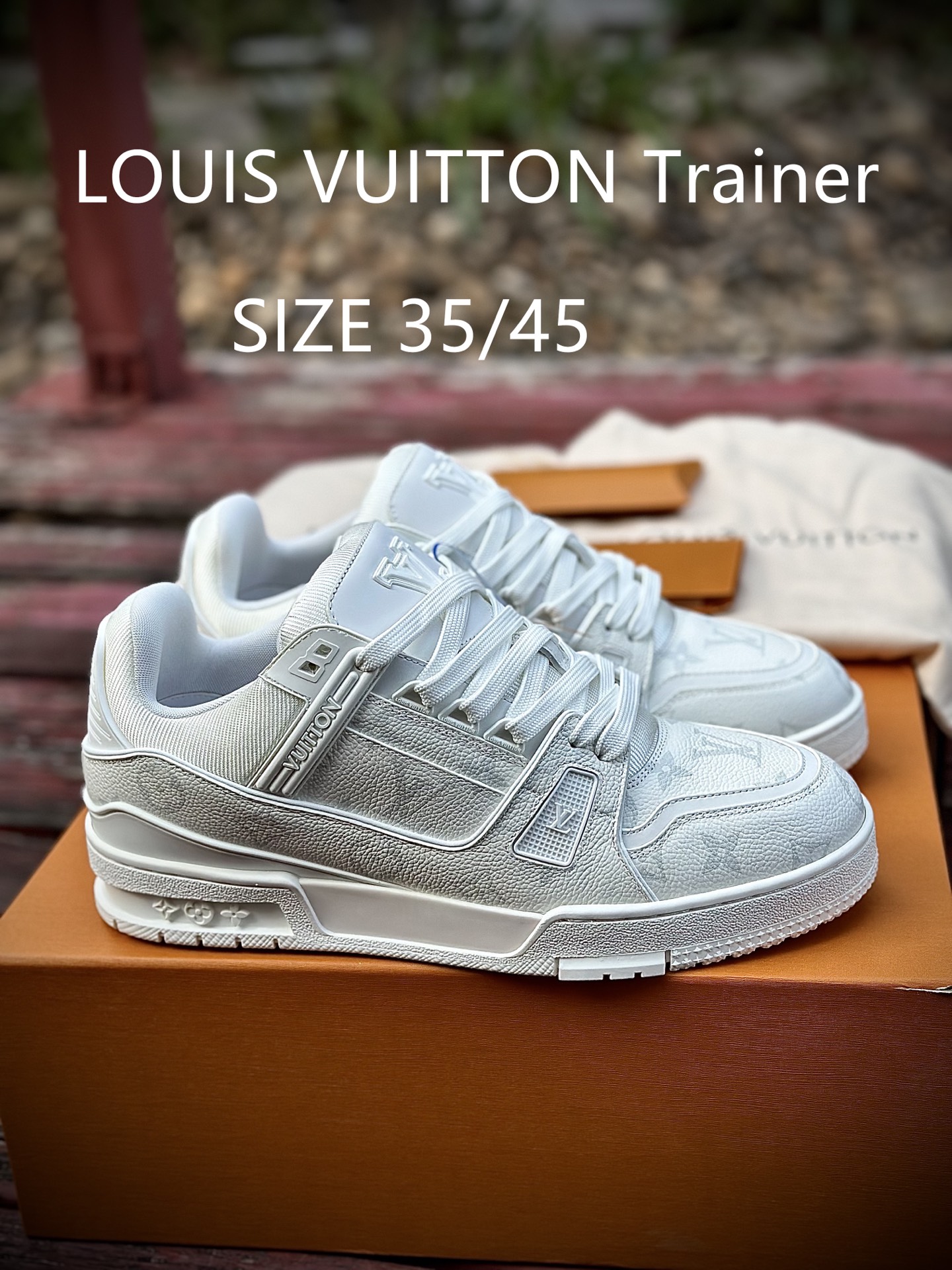 450 LOUIS VUITTON Trainer LV 牛仔布皮革 休闲 低帮 时尚板鞋-Chinese UA Cheap High Quatity Brand Clothes Bags handbags Sneakers wholesale wholesaler seller from China Factory suppliers Fashion Clothing Shoes best Quality Beautiful Price 450 LOUIS VUITTON Trainer LV 牛仔布皮革 休闲 低帮 时尚板鞋