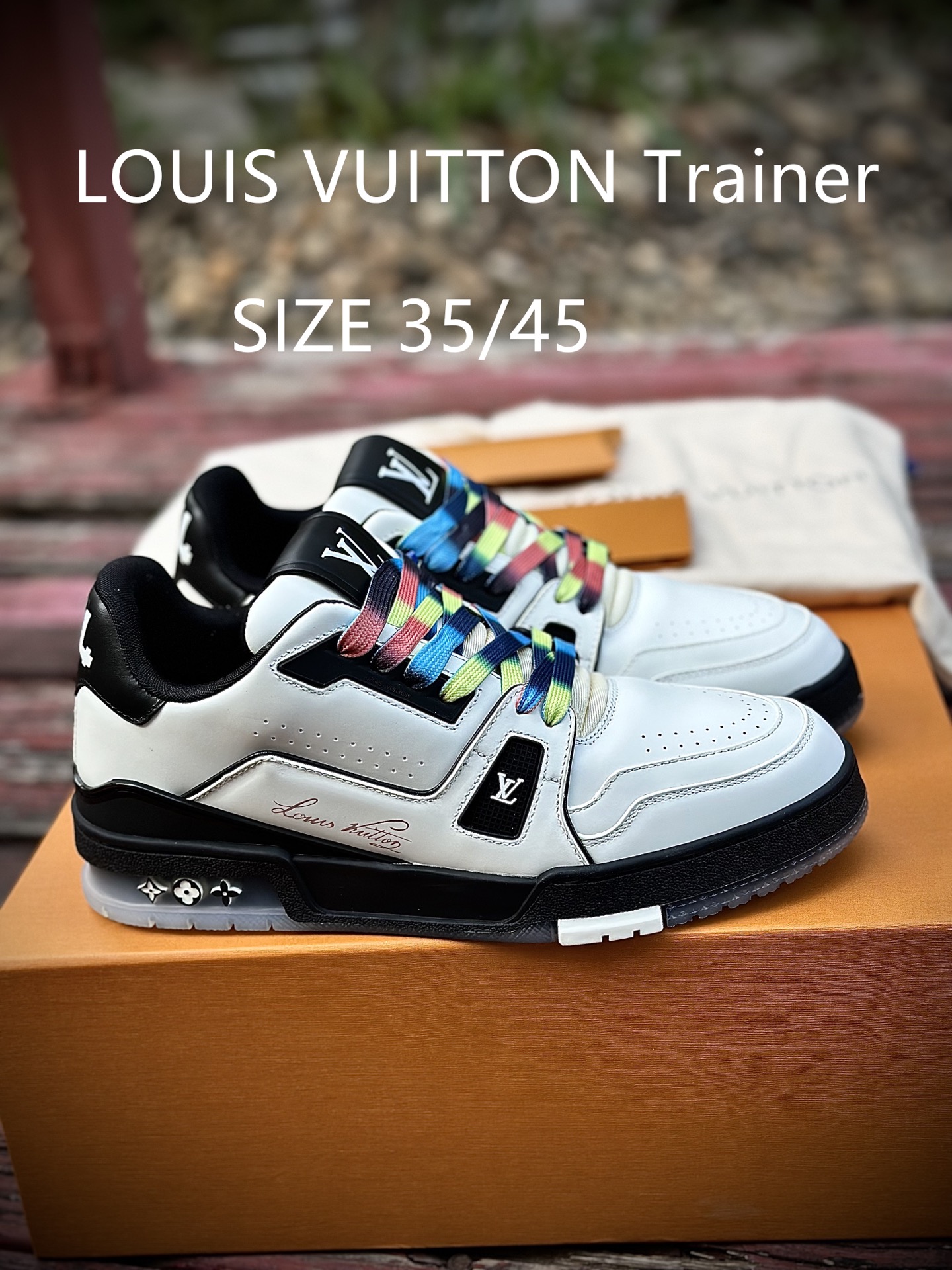 450 LOUIS VUITTON Trainer LV 牛仔布皮革 休闲 低帮 时尚板鞋-Chinese UA Cheap High Quatity Brand Clothes Bags handbags Sneakers wholesale wholesaler seller from China Factory suppliers Fashion Clothing Shoes best Quality Beautiful Price 450 LOUIS VUITTON Trainer LV 牛仔布皮革 休闲 低帮 时尚板鞋