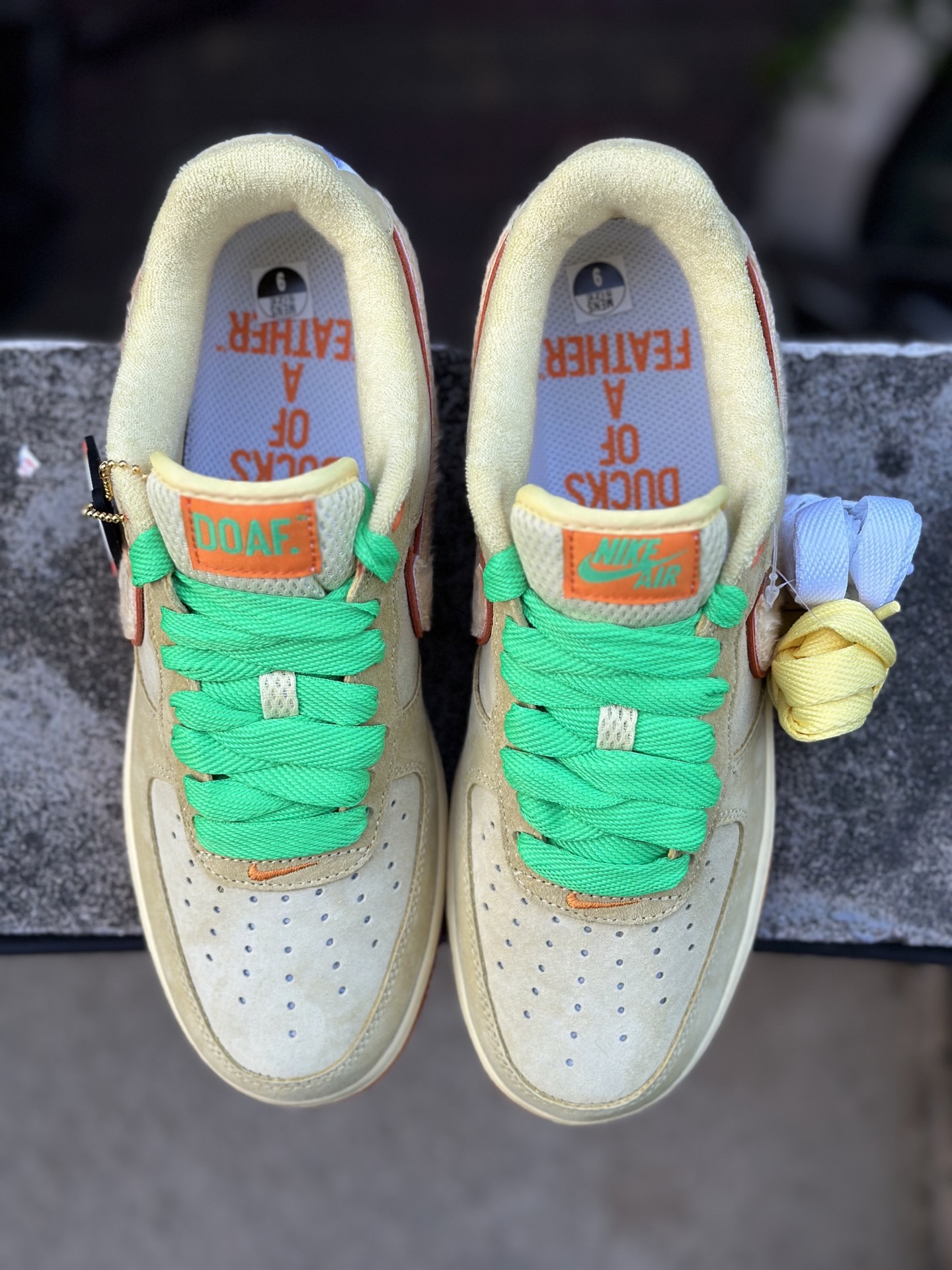 350 S2Nike x DOAF Air Force 1 Egg or Duck 舒适柔软 低帮 板鞋 男女同款 黄色 IU7612-700-Chinese UA Cheap High Quatity Brand Clothes Bags handbags Sneakers wholesale wholesaler seller from China Factory suppliers Fashion Clothing Shoes best Quality Beautiful Price 350 S2Nike x DOAF Air Force 1 Egg or Duck 舒适柔软 低帮 板鞋 男女同款 黄色 IU7612-700