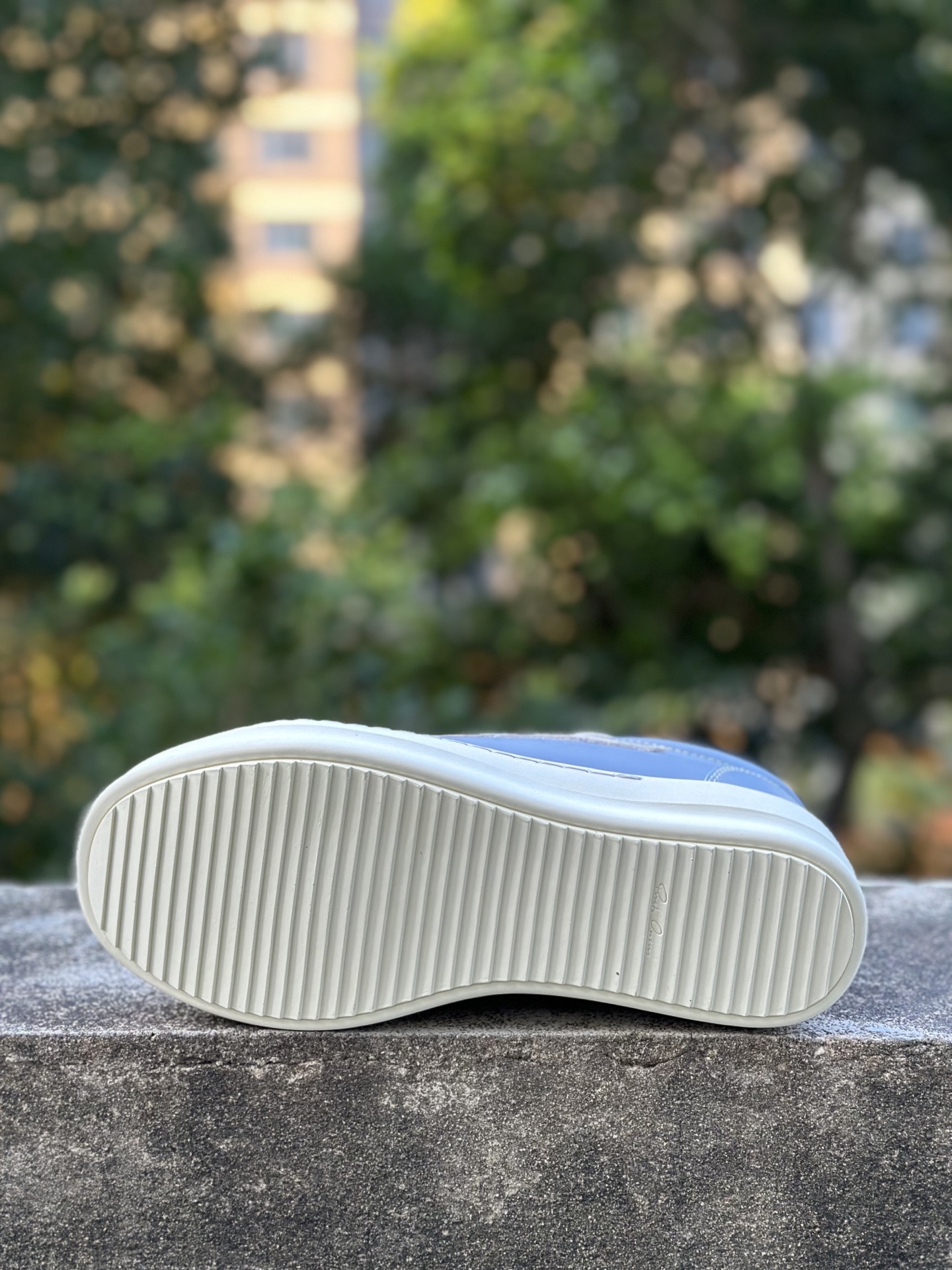 Rick Owens DRKSHDW 瑞克欧文斯RO 雾蓝 圆头系带低帮板鞋-Top High Quatity Cheap Sneakers Fashion Clothing Clothes Bags handbags Shoes of all Brand wholesale With The best Quality And Beautiful Price from China Factory Chinese suppliers wholesaler seller Rick Owens DRKSHDW 瑞克欧文斯RO 雾蓝 圆头系带低帮板鞋