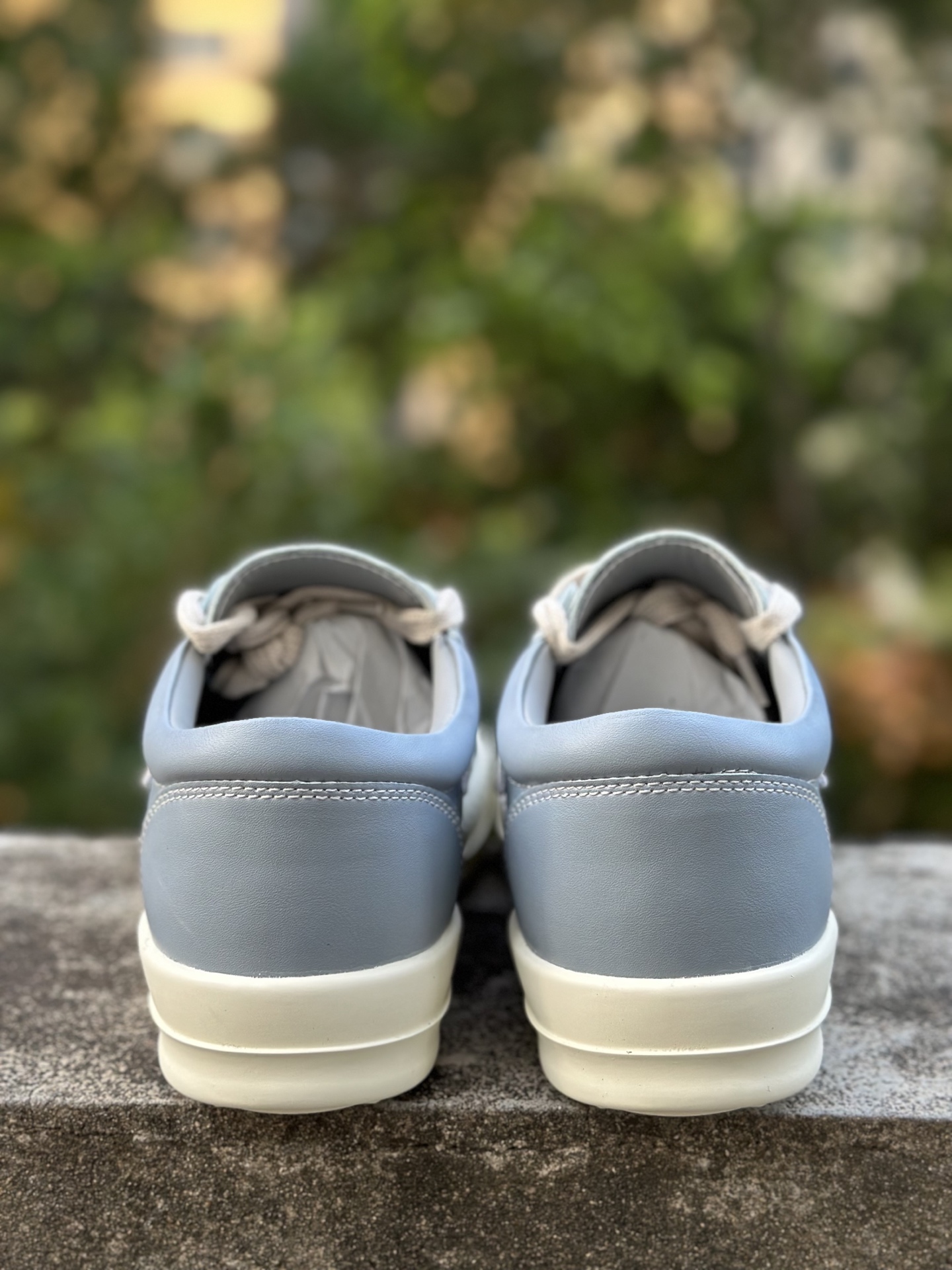 Rick Owens DRKSHDW 瑞克欧文斯RO 雾蓝 圆头系带低帮板鞋-Top High Quatity Cheap Sneakers Fashion Clothing Clothes Bags handbags Shoes of all Brand wholesale With The best Quality And Beautiful Price from China Factory Chinese suppliers wholesaler seller Rick Owens DRKSHDW 瑞克欧文斯RO 雾蓝 圆头系带低帮板鞋
