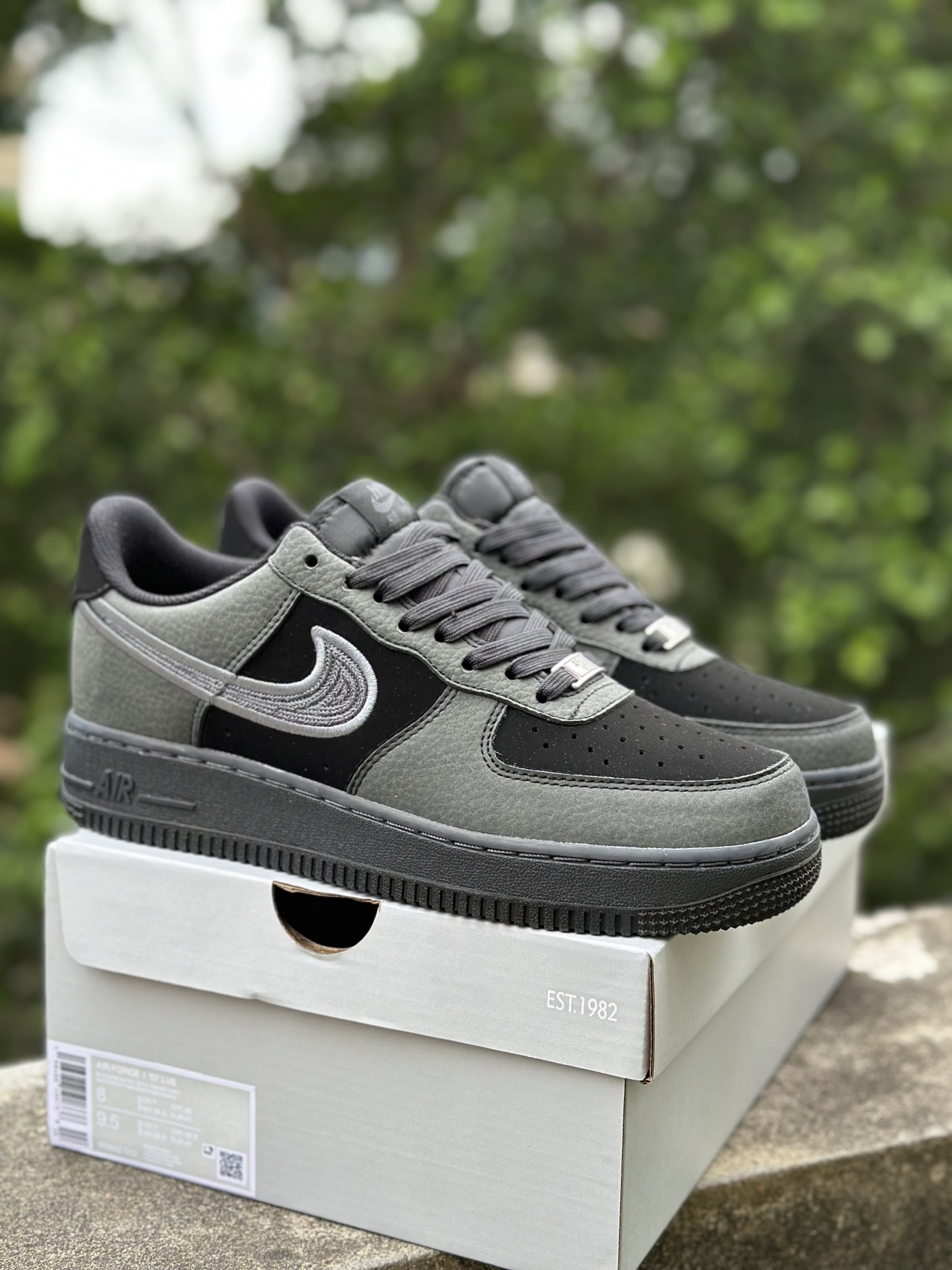 Nike Air Force 1 Low 空军一号低帮休闲运动板鞋 IB6842-002 灰黑 Nike Air Force 1 Low 空军一号低帮休闲运动板鞋 IB6842-002 灰黑