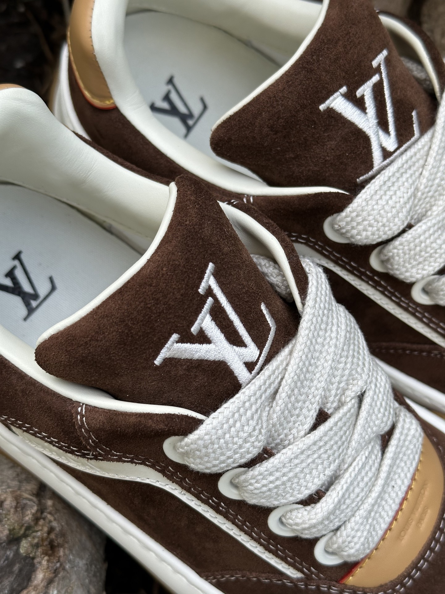 430 佛山版本 LOUIS VUITTON Tilted 饼干系列 LV 路易威登 Tilted Low Sneakers 倾斜系列低帮复古休闲运动板鞋