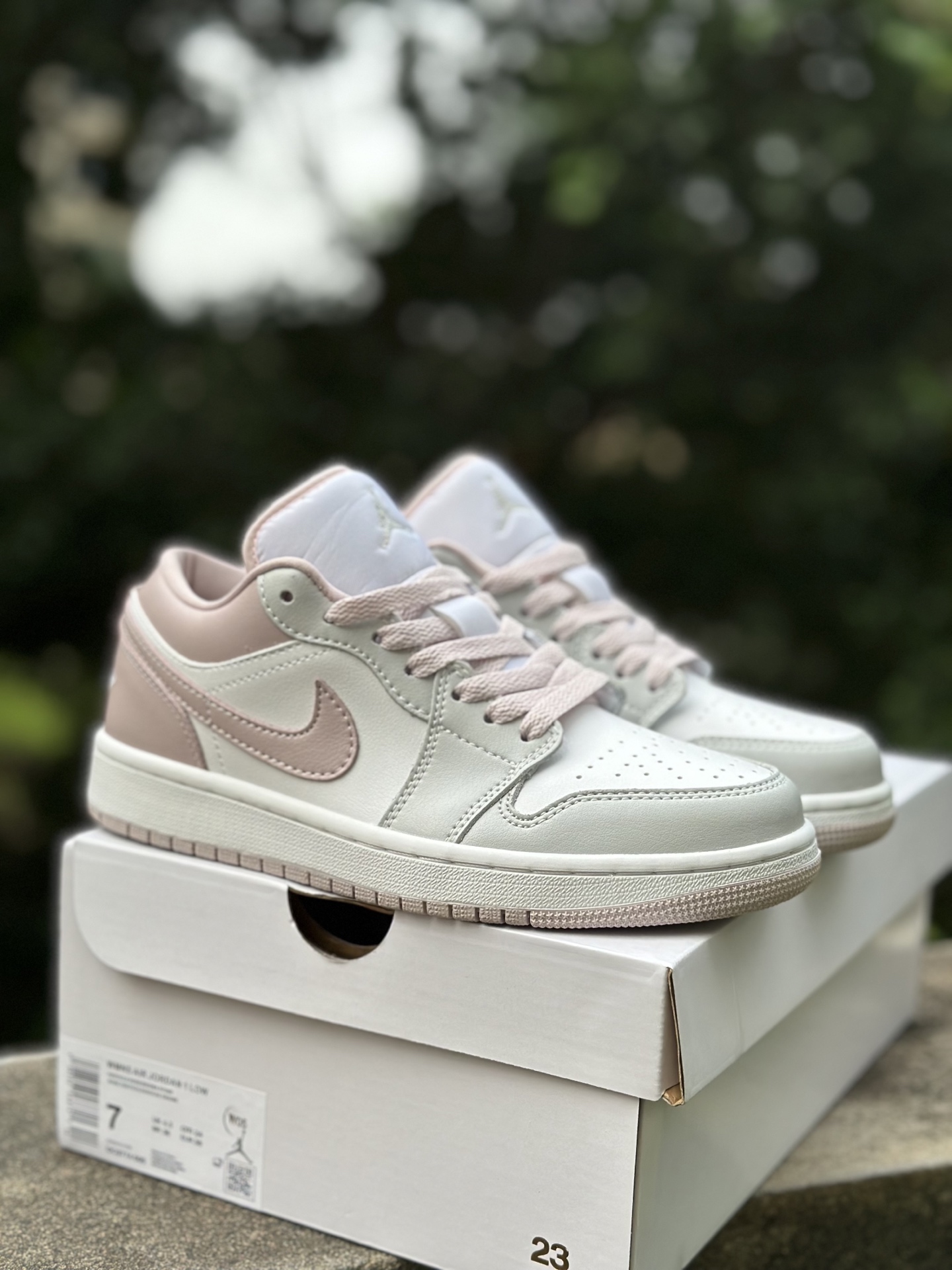 Air Jordan 1 Low ”Method of Make” AJ1 乔1低帮文化休闲鞋 编码 DC0774-606 粉白