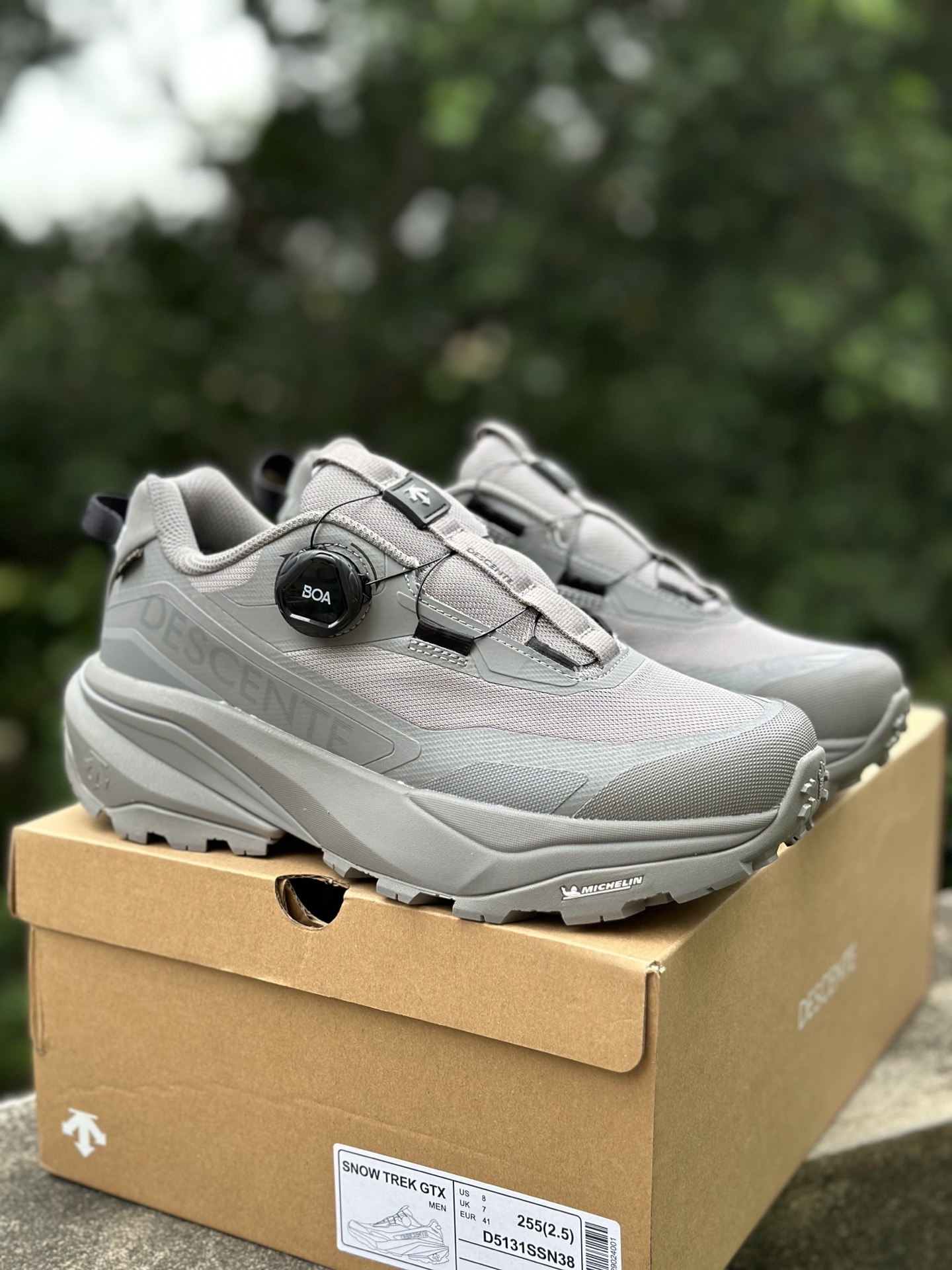 300 迪桑特DESCENTE SKI STYLE系列 SNOW TREK GTX 舒适百搭 防滑耐磨 低帮 徒步鞋 男款 灰色 D5131SSN38-LG
