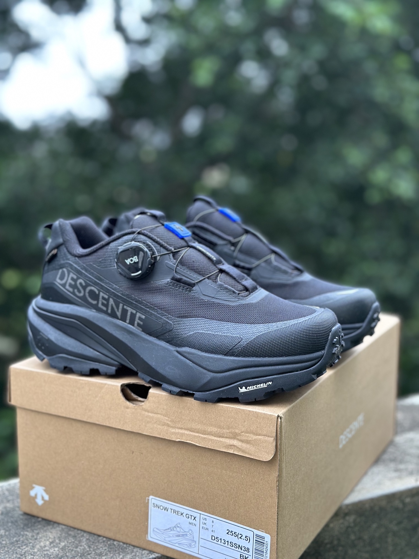 300 迪桑特DESCENTE SKI STYLE系列 SNOW TREK GTX 舒适百搭 防滑耐磨 低帮 徒步鞋 男款 黑色 D5131SSN38-BK