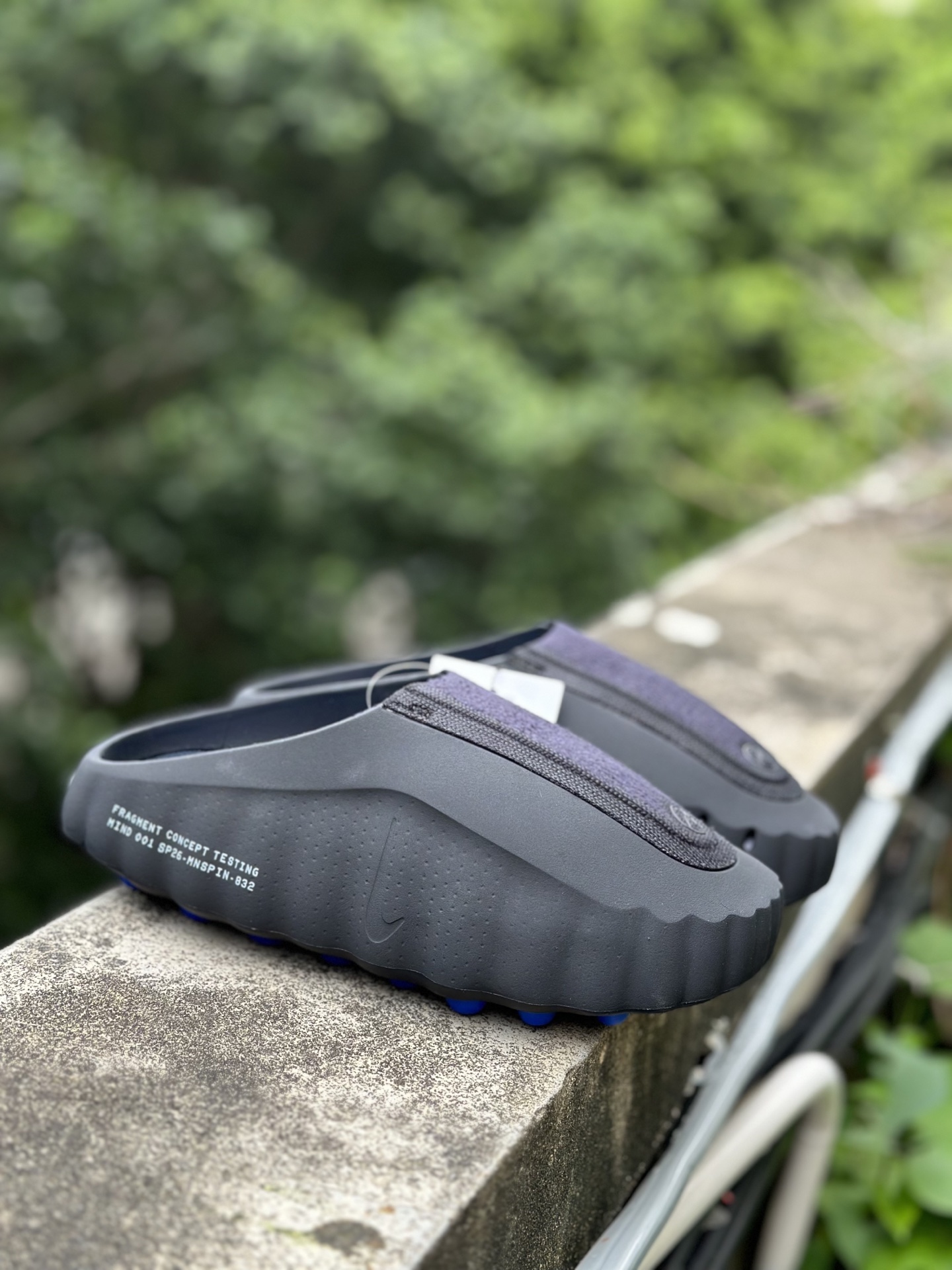 PKNike Mind 001 黑科技足底按摩舒适柔软包头拖鞋 黑色 IQ8502-001 PKNike Mind 001 黑科技足底按摩舒适柔软包头拖鞋 黑色 IQ8502-001