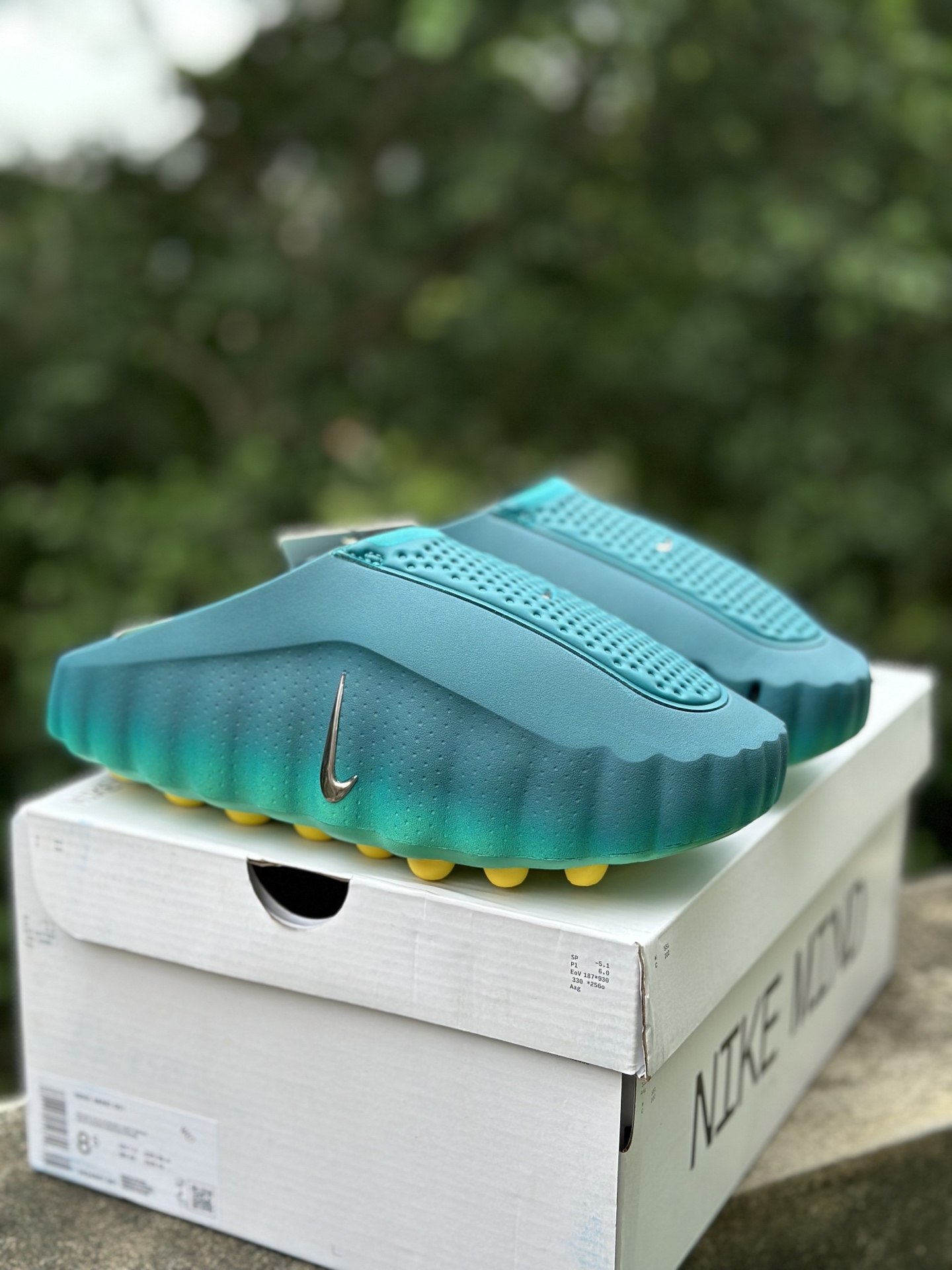 PKNike Mind 001 黑科技足底按摩舒适柔软包头拖鞋 晶洞蓝绿 HQ4307-301-Top High Quatity Cheap Sneakers Fashion Clothing Clothes Bags handbags Shoes of all Brand wholesale With The best Quality And Beautiful Price from China Factory Chinese suppliers wholesaler seller PKNike Mind 001 黑科技足底按摩舒适柔软包头拖鞋 晶洞蓝绿 HQ4307-301