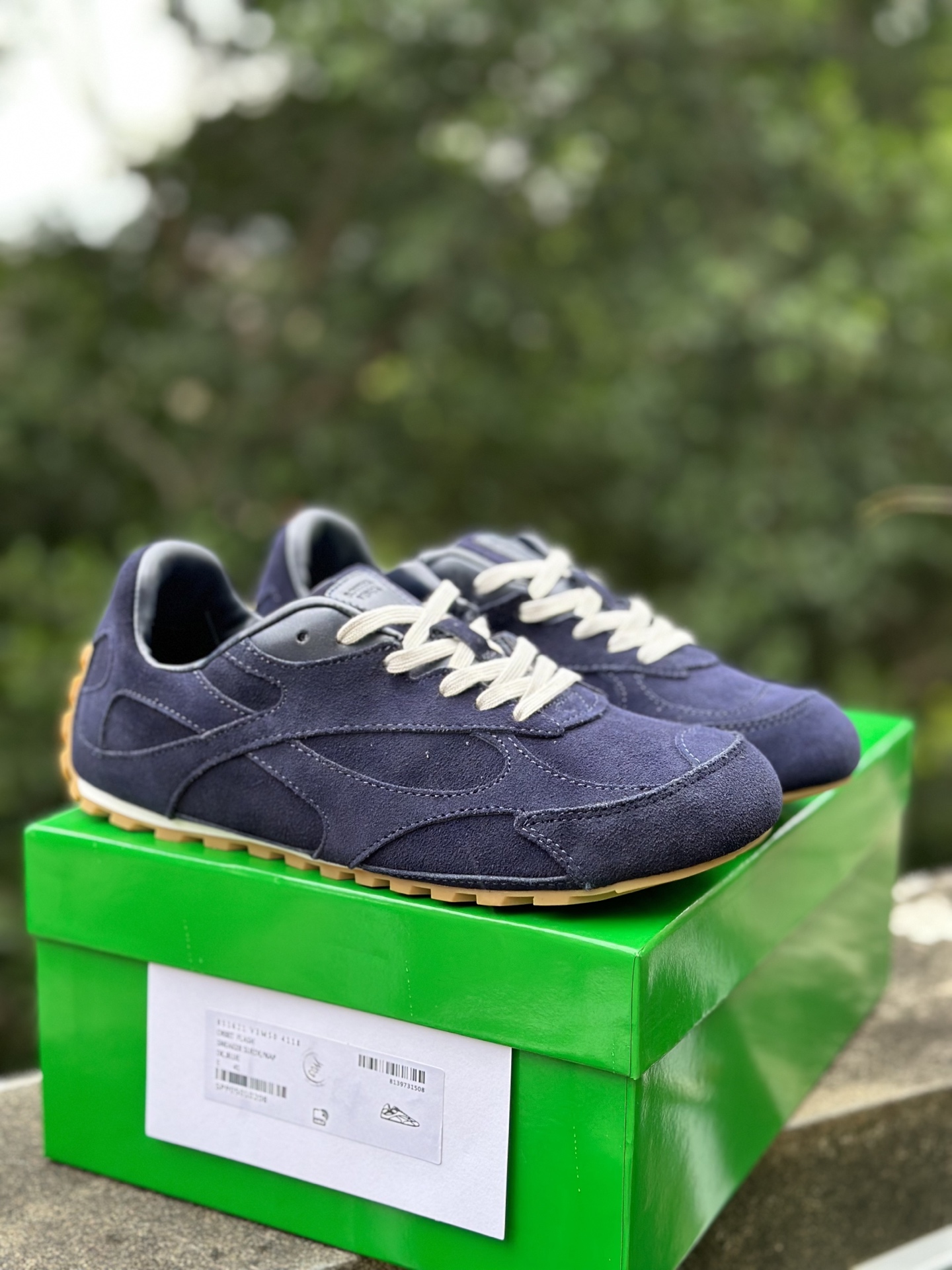 Bottega Veneta葆蝶家 Orbit 织物 圆头系带跑鞋 Bottega Veneta葆蝶家 Orbit 织物 圆头系带跑鞋