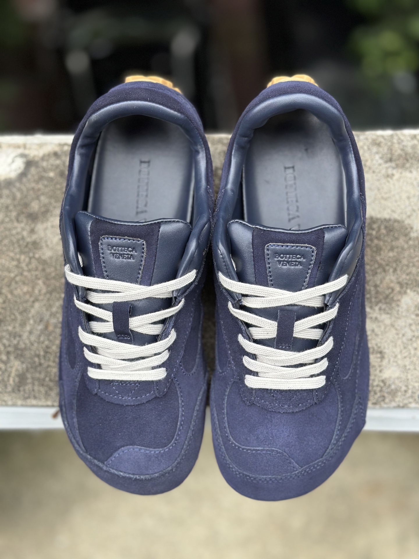 Bottega Veneta葆蝶家 Orbit 织物 圆头系带跑鞋 Bottega Veneta葆蝶家 Orbit 织物 圆头系带跑鞋