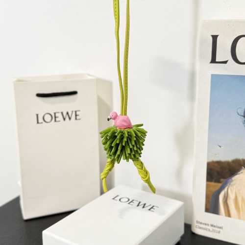 Loewe Flamingo Charm: Leather & Acetate Bag Accessory 1 Loewe Flamingo Charm: Leather & Acetate Bag Accessory