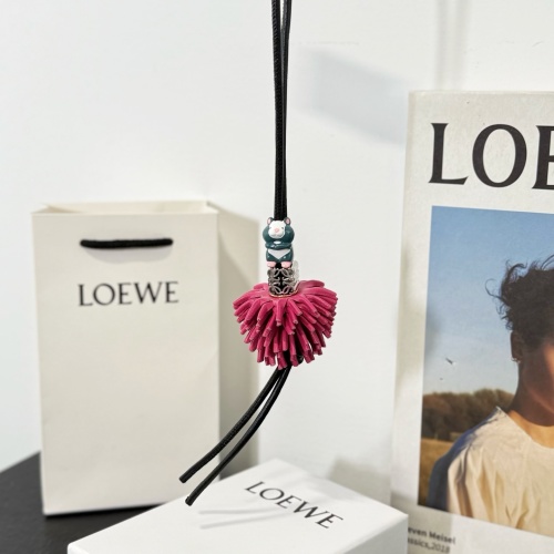 Loewe Animal Collection Hamster Charm, Cute Bag Charm, Bull Leather Pendant with Anagram 1 Loewe Animal Collection Hamster Charm, Cute Bag Charm, Bull Leather Pendant with Anagram