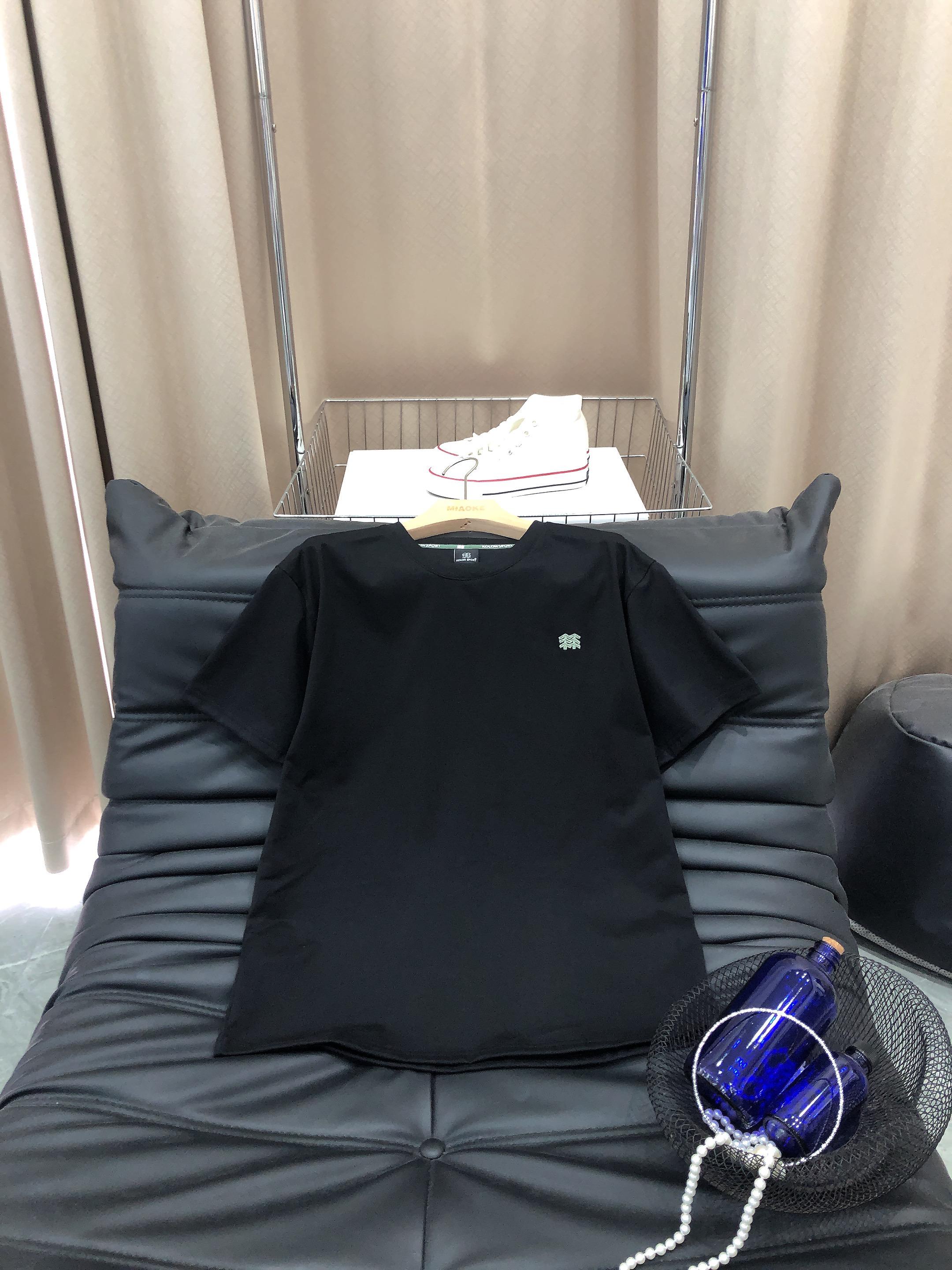 Camiseta Kolon Sport de Algodón con Diseño de Camping Evergreen para Hombre y Mujer 5 a1745539611509 7367