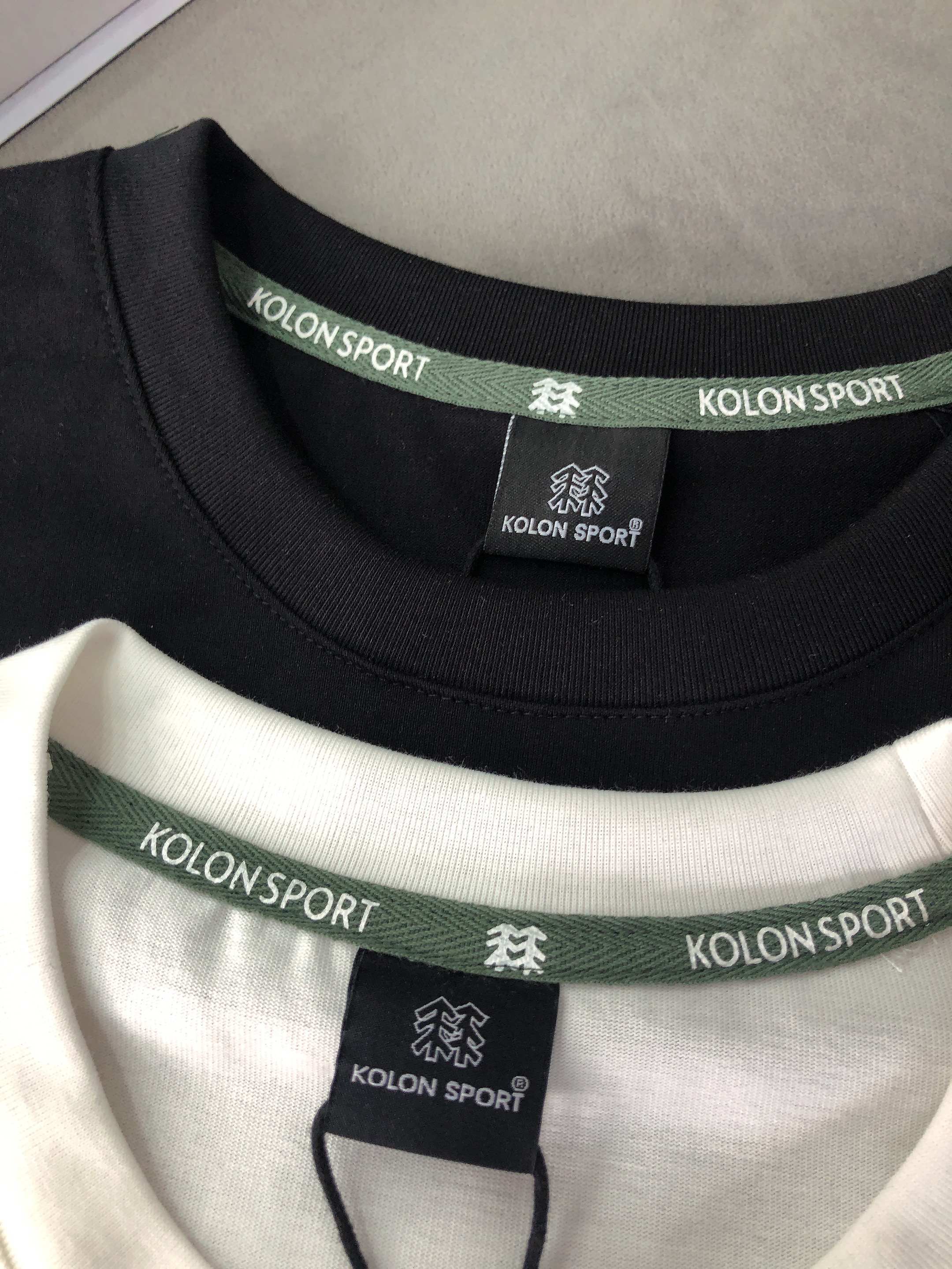 Camiseta Kolon Sport de Algodón con Diseño de Camping Evergreen para Hombre y Mujer 7 a1745539614161 1243