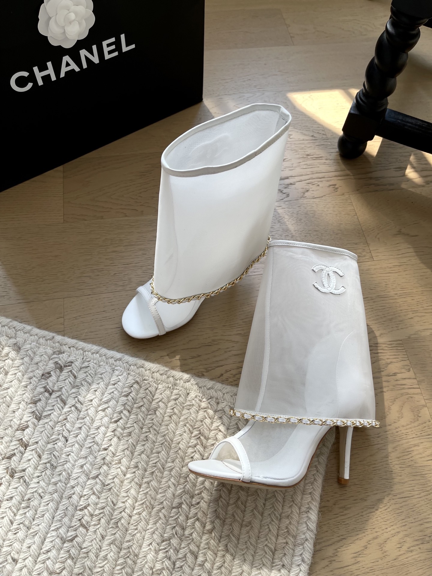 NO:884506,Chanel's new mesh high-heeled boots!  Top version!  Mesh upper, sheepskin lining, genuine leather outsole, size 34-41 '34 40 41 customized, non-returnable, non-exchangeable', boots, chanel, boots, sheepskin, Leather soles19860909Chanel 新款网纱高跟短靴！ 顶级版本！鞋面网纱 内里羊皮 真皮大底 码数34-41「34 40 41定制不退不换」,靴子,chanel,boots,sheepskin,Leather soles,Women's Shoes