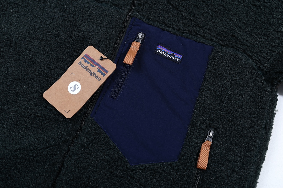 XP C29 Patagonia Collapse: Retro-Green High-Density Wool Jacket for Outdoor Adventures - 图片 7