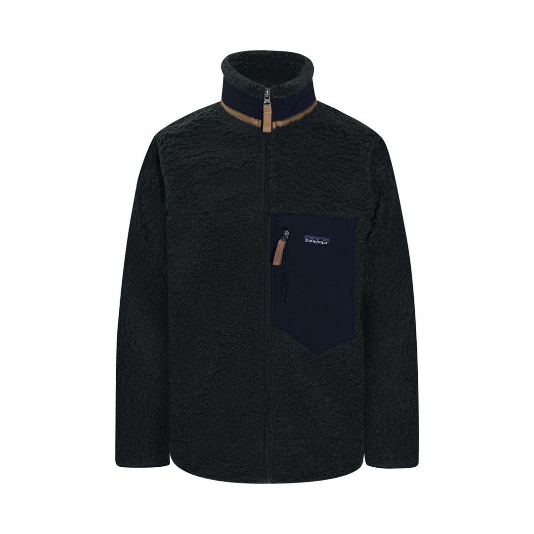 XP C29 Patagonia Collapse: Retro-Green High-Density Wool Jacket for Outdoor Adventures