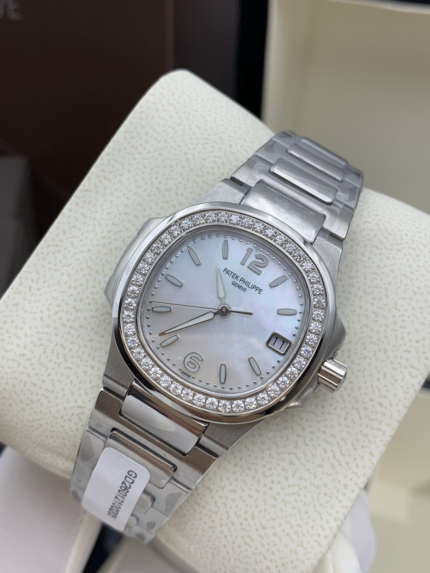 파텍필립 노틸러스 다이아 스틸 여성용 레플리카 44190 Patek Philippe 이미지 4