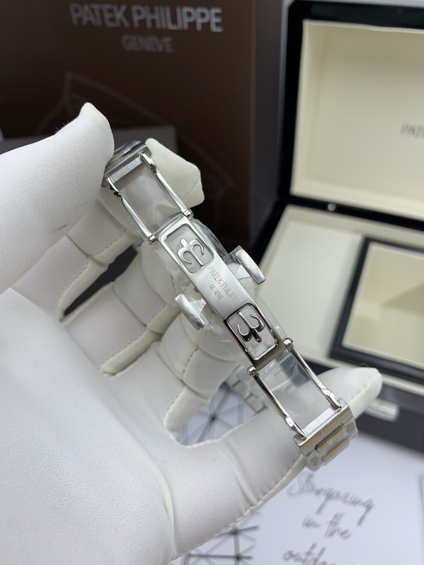 파텍필립 노틸러스 다이아 스틸 여성용 레플리카 44190 Patek Philippe 이미지 7