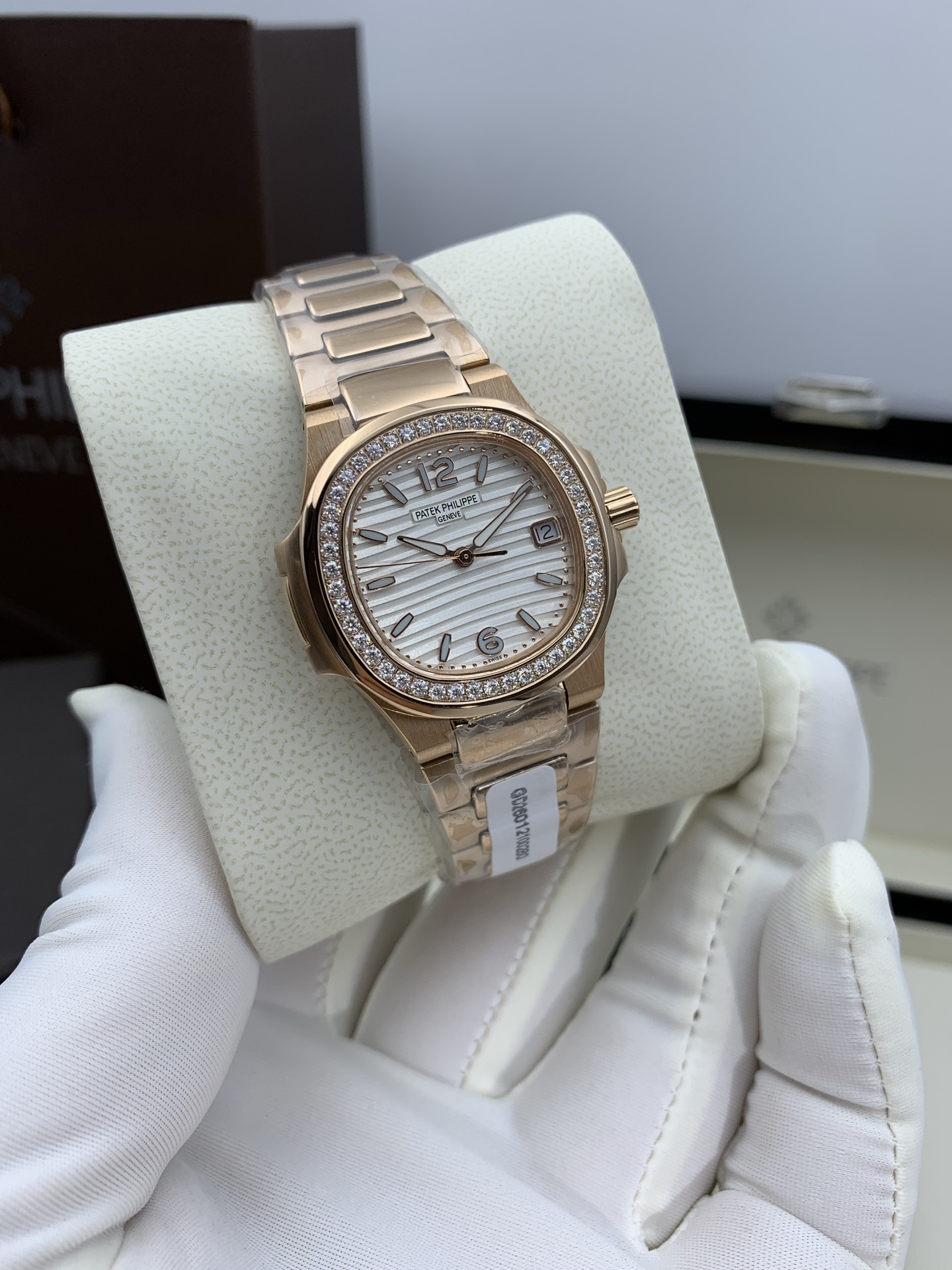 파텍필립 노틸러스 다이아 스틸 여성용 레플리카 44188 Patek Philippe 이미지 2