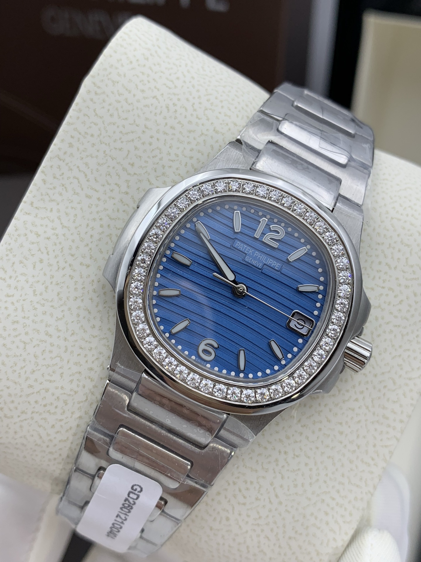파텍필립 노틸러스 다이아 스틸 여성용 레플리카 44187 Patek Philippe 이미지 3