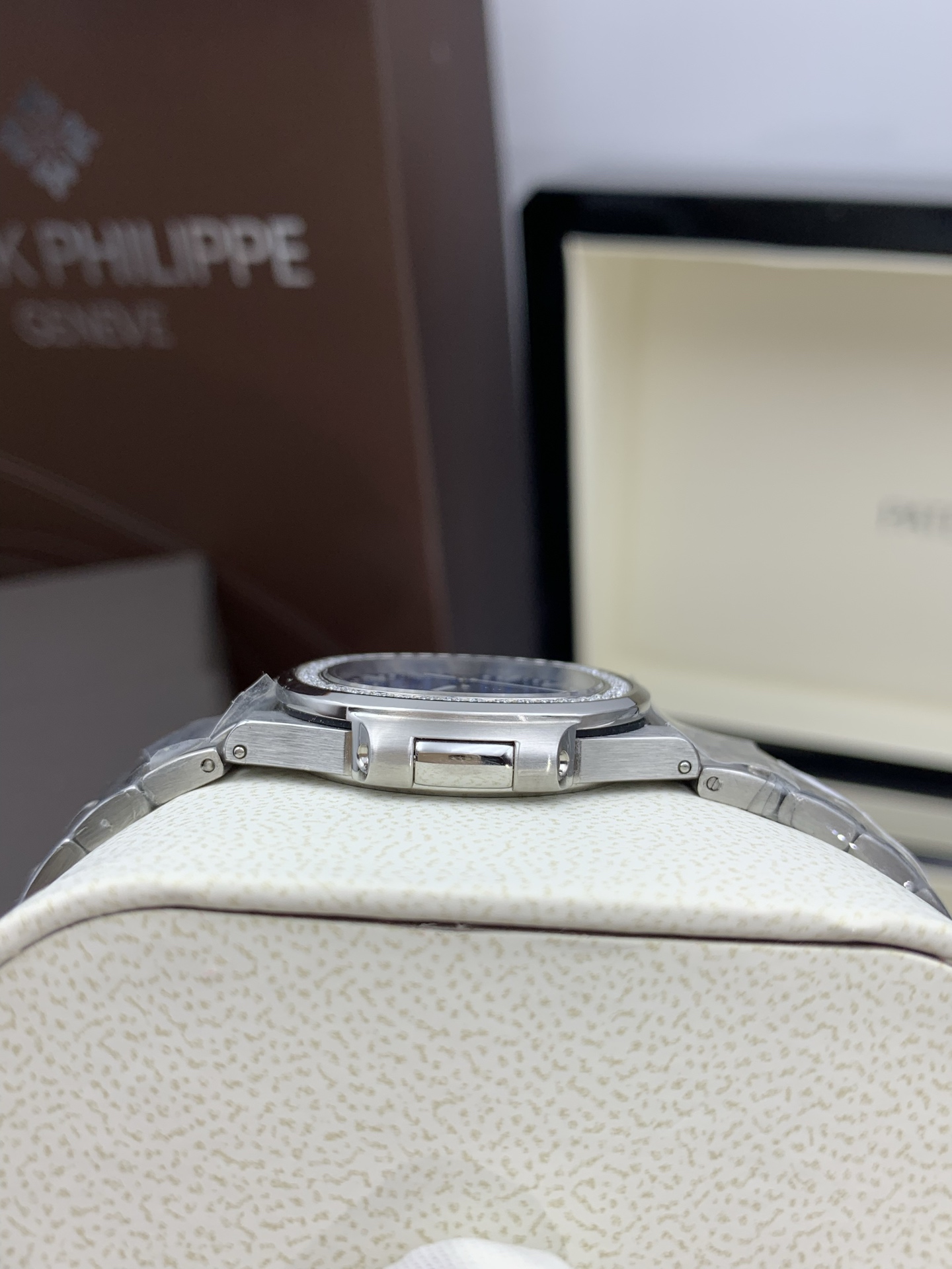 파텍필립 노틸러스 다이아 스틸 여성용 레플리카 44187 Patek Philippe 이미지 5