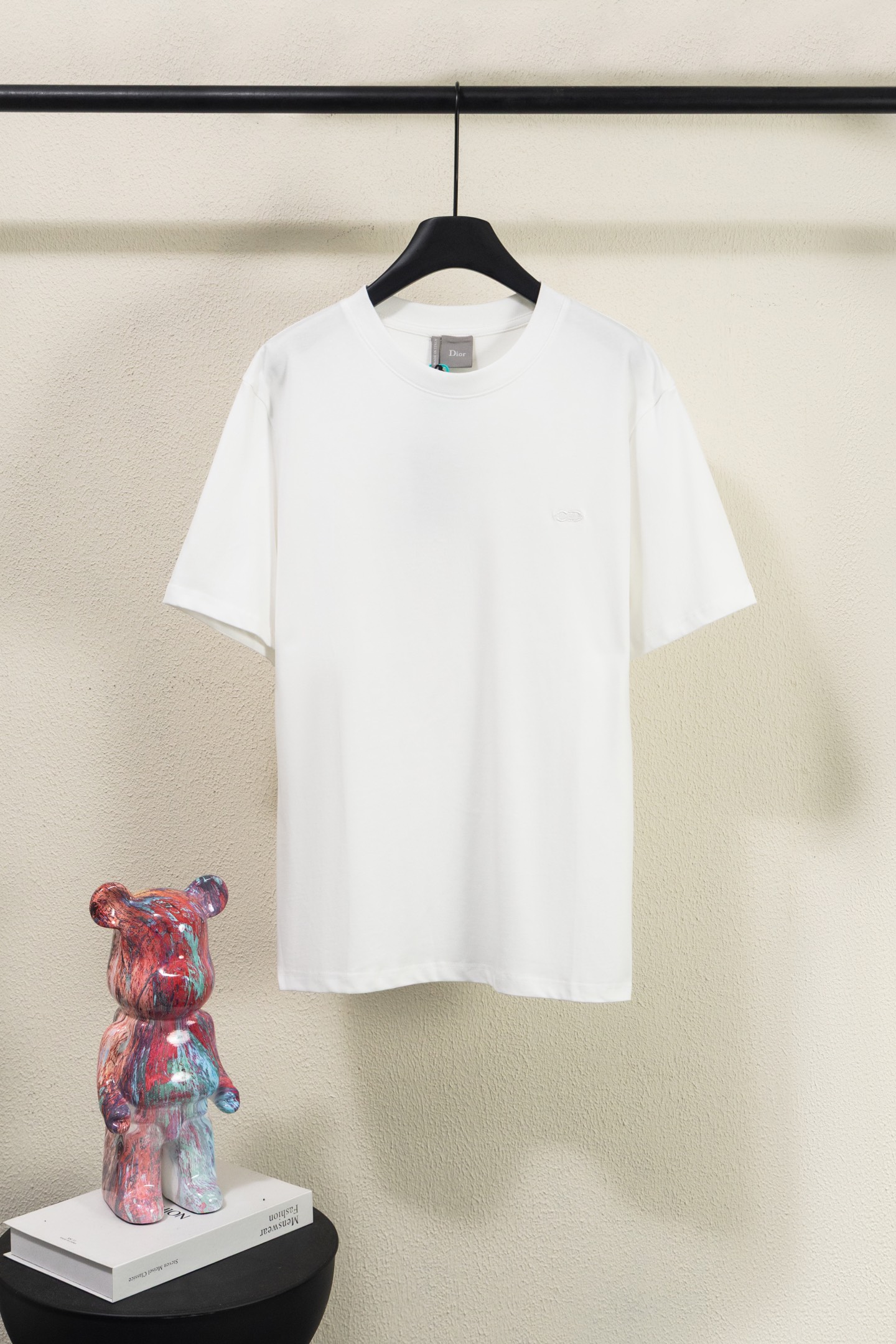 Dior DIOR 26SS-CD绣花字母T恤