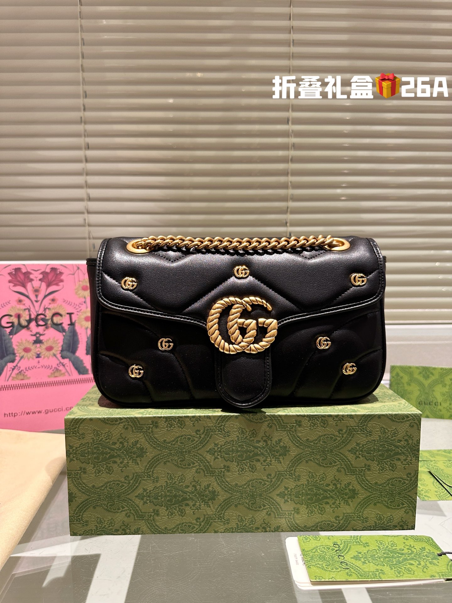 Gucci Marmont Crossbody & Shoulder Bags Replica 1:1 High Quality
 Gold Pink Cowhide