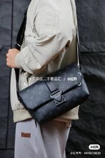 Louis Vuitton Messenger Bags Black Men Monogram Eclipse Mini