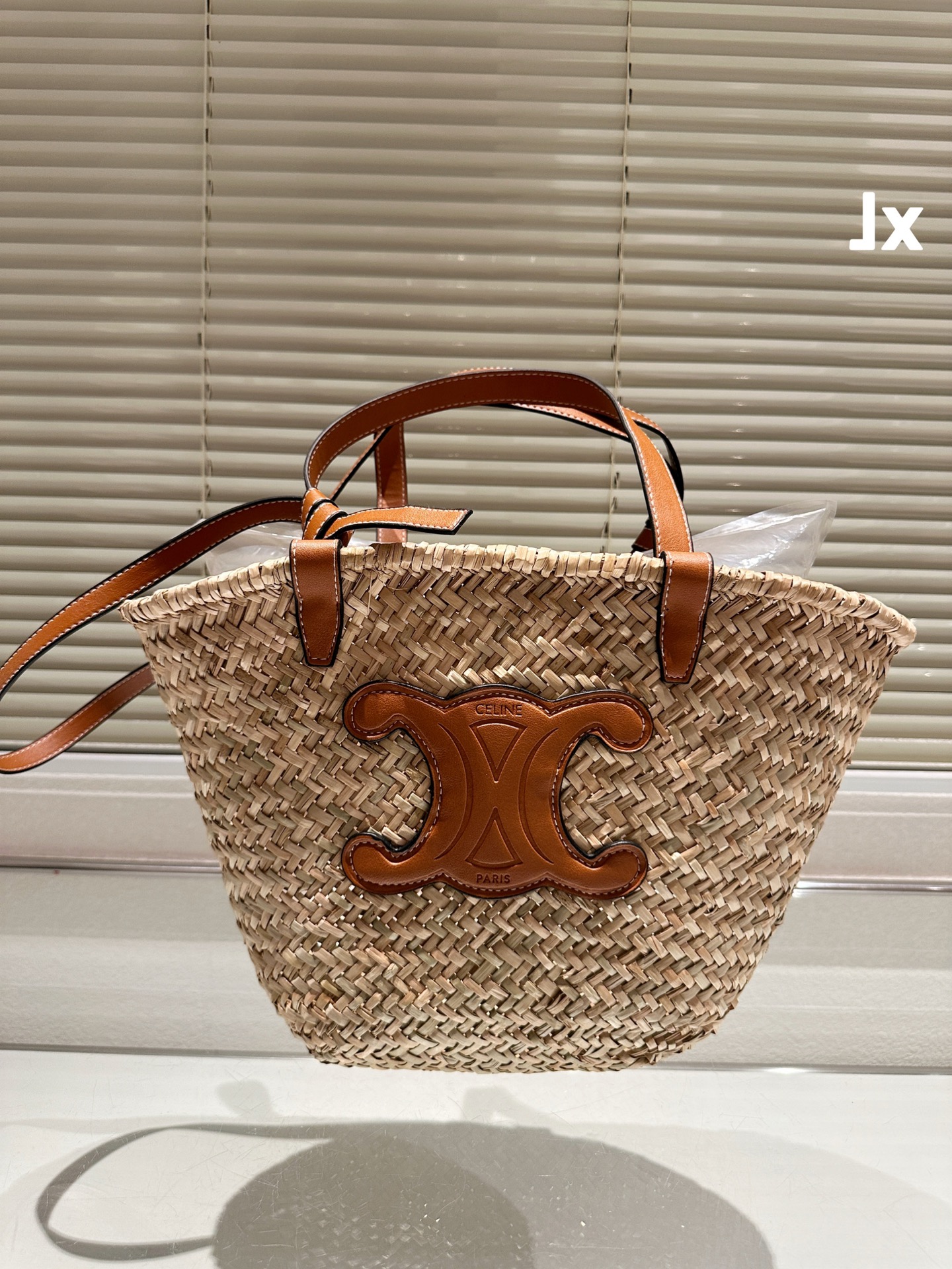 Celine Handbags Tote Bags Weave Straw Woven Summer Collection Beach