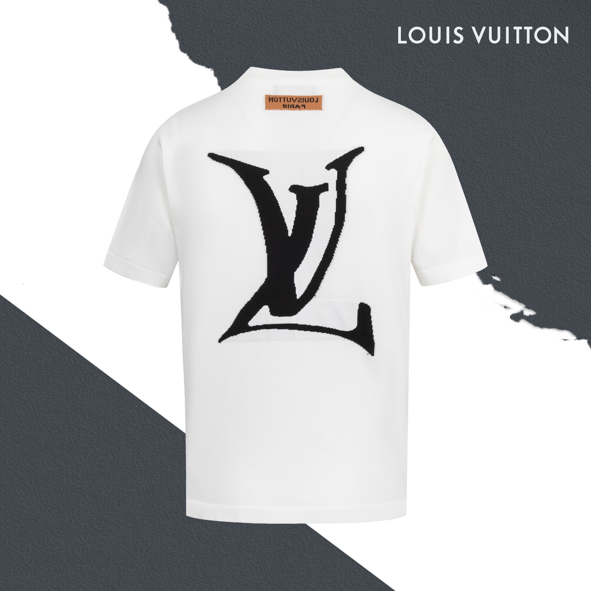 Louis Vuitton Camiseta de Punto con Logo Bordado 'End Goal' para Hombre/Mujer 3 a1745689634578 2630