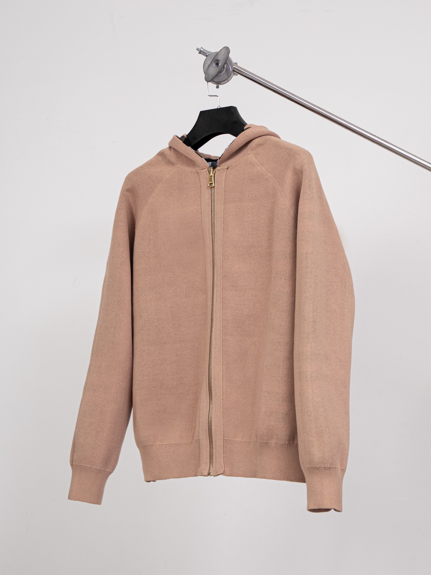 Burberry Beige Zip Hoodie