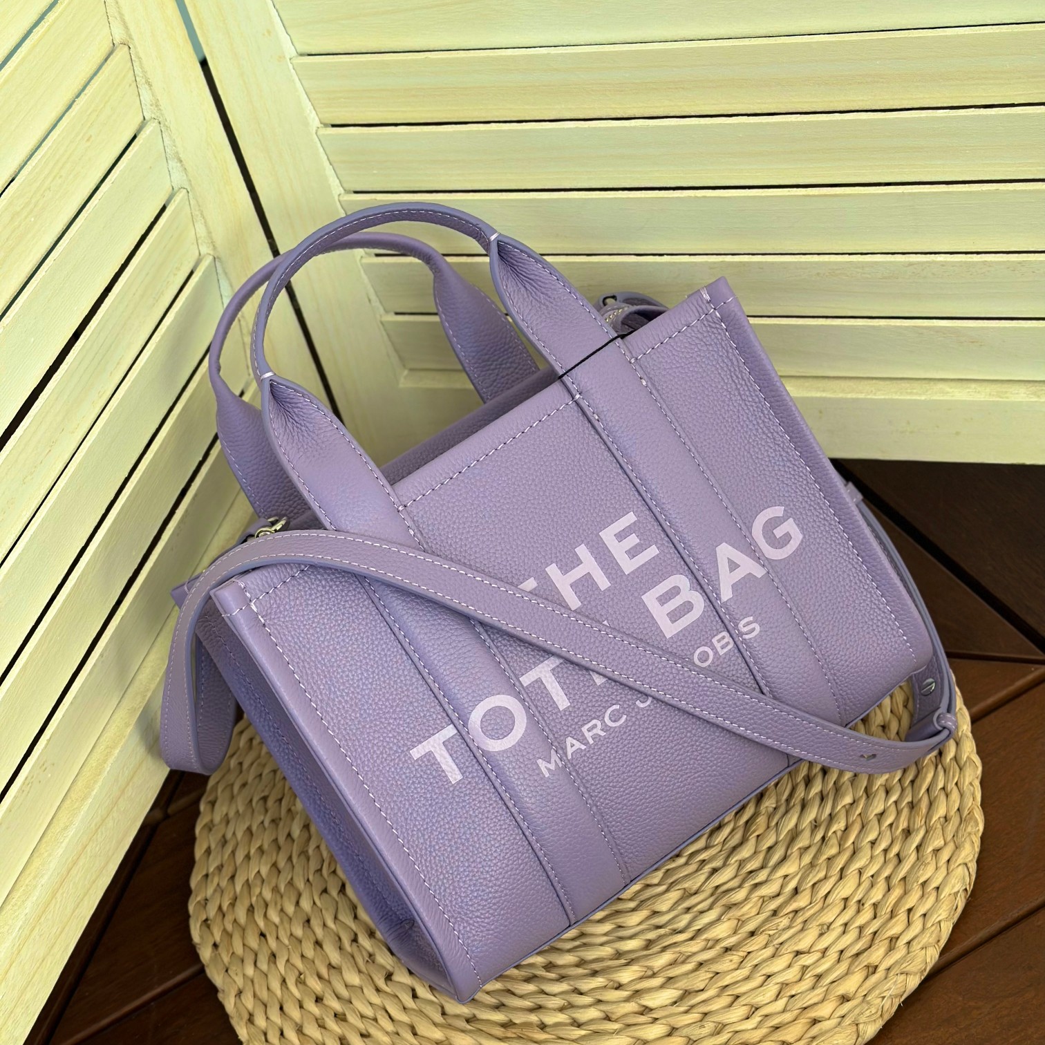 Marc Jacobs ～MJ托特包 淡紫色迷你号26cm