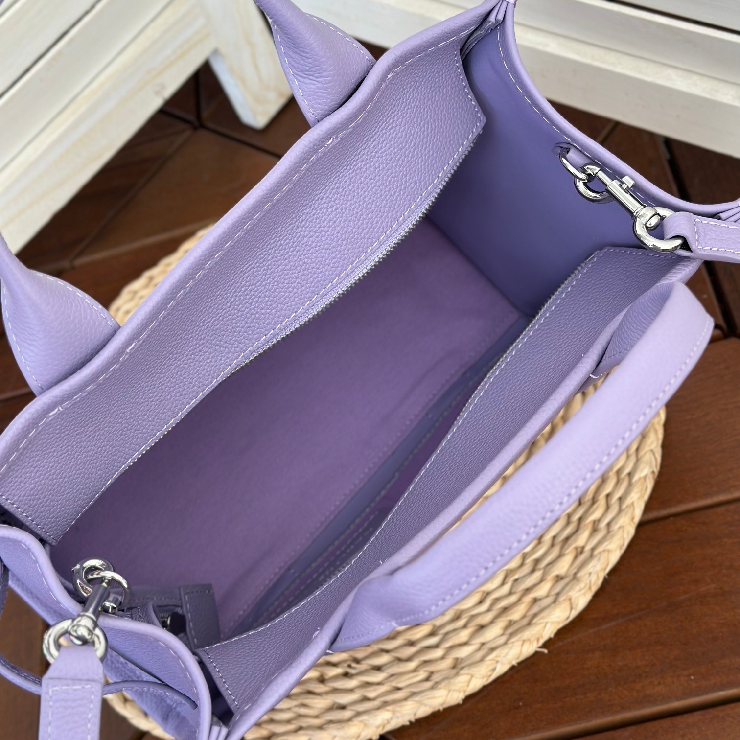 Marc Jacobs ～托特皮 淡紫色小号33cm