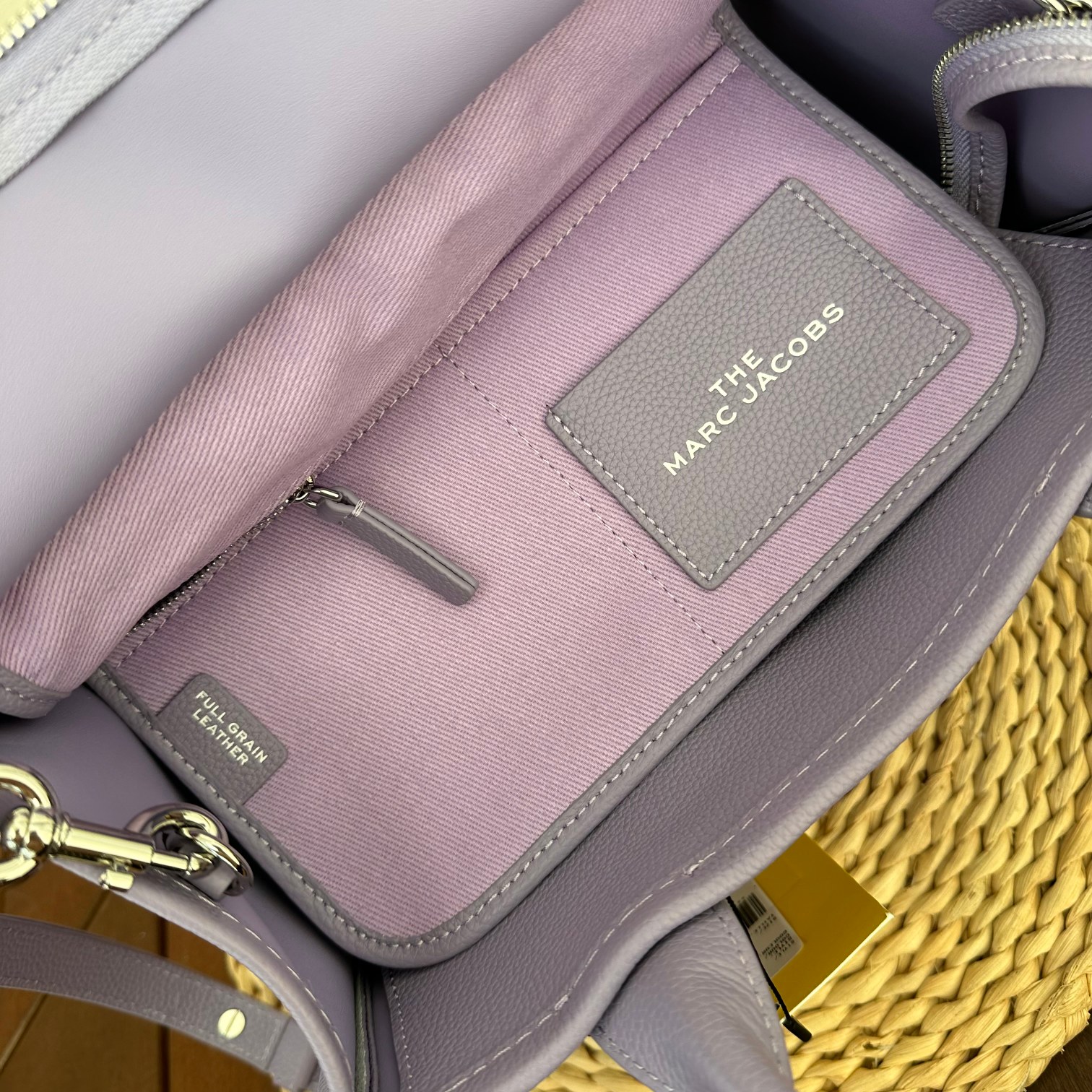 Marc Jacobs ～托特皮 淡紫色小号33cm