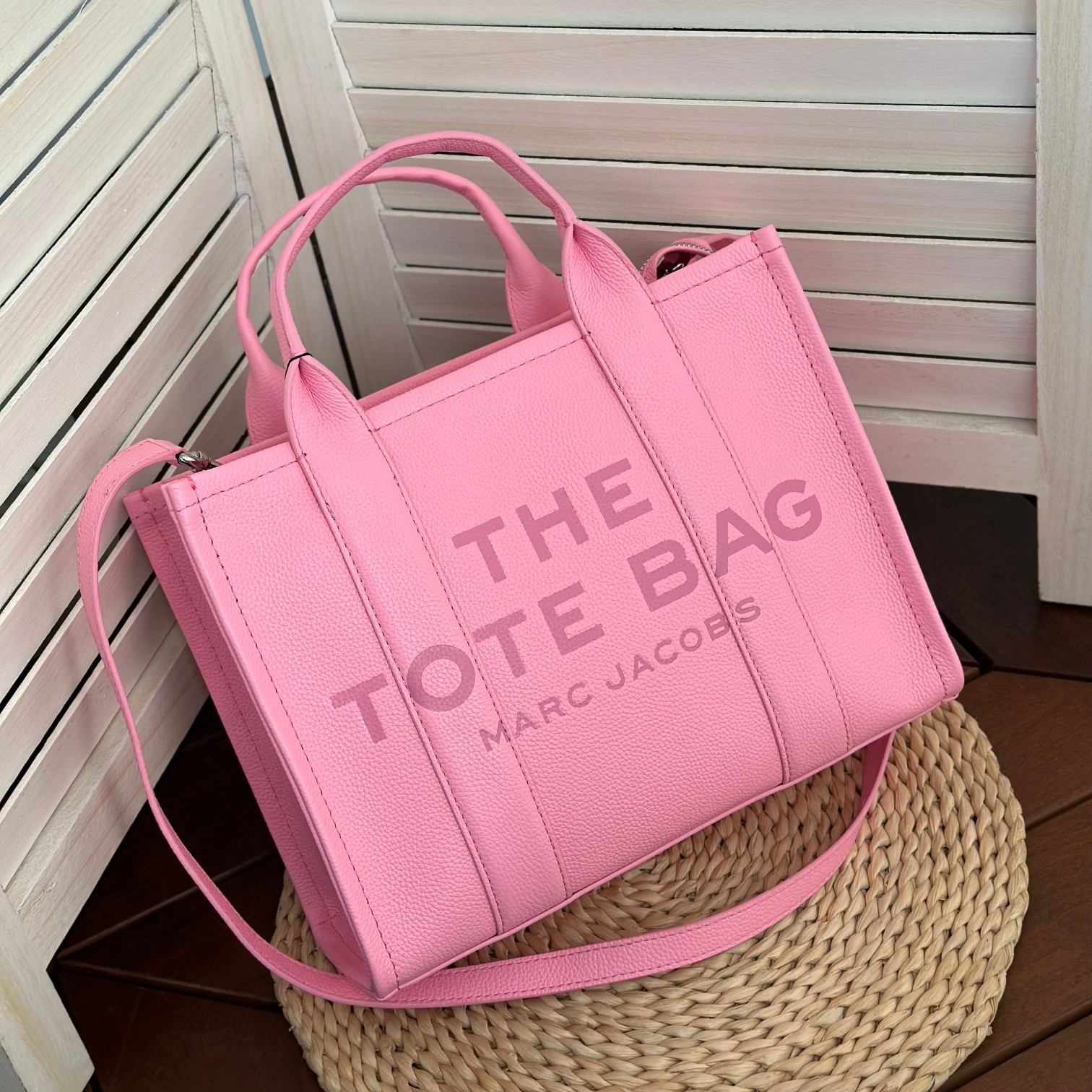 Marc Jacobs ～托特皮 樱花粉小号33cm