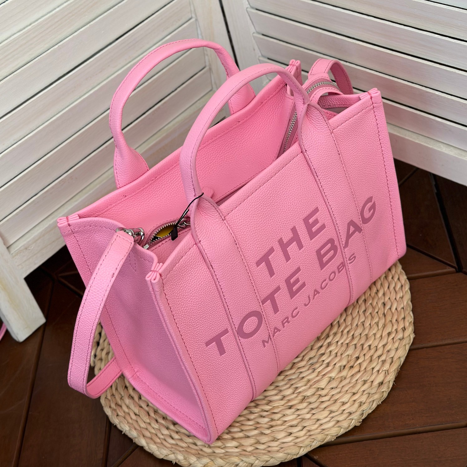Marc Jacobs ～托特皮 樱花粉小号33cm