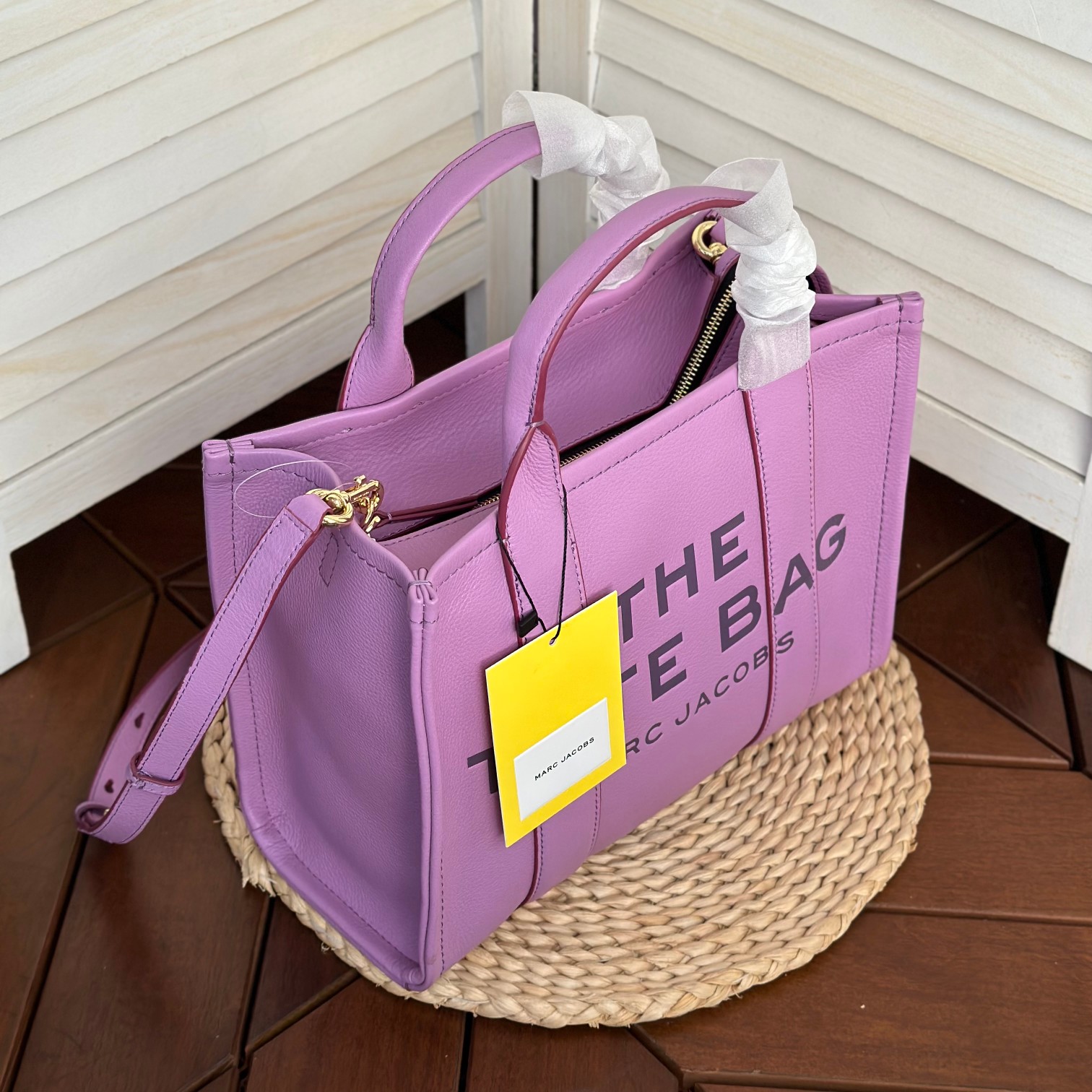 Marc Jacobs ～托特皮小号 紫色33cm