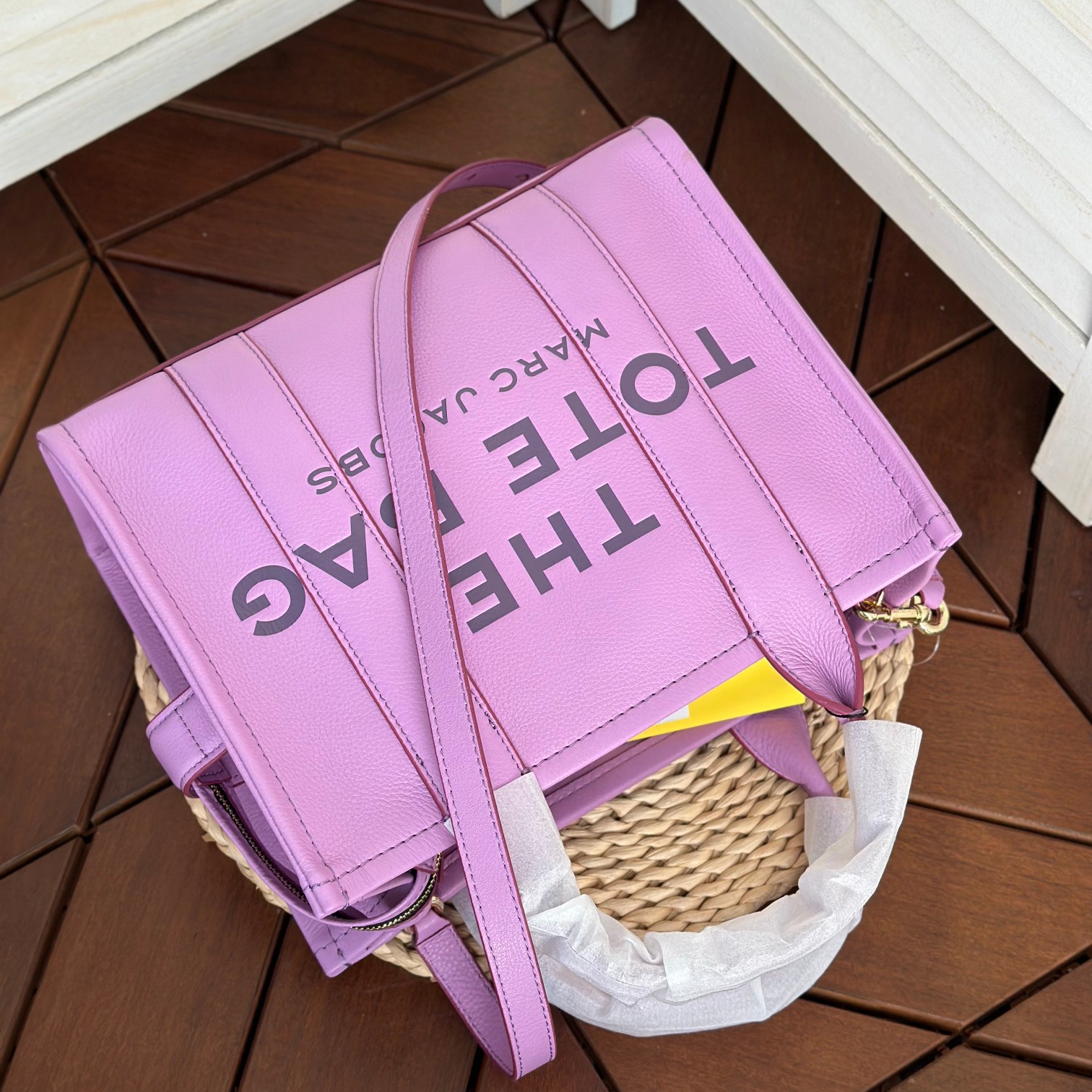 Marc Jacobs ～托特皮小号 紫色33cm