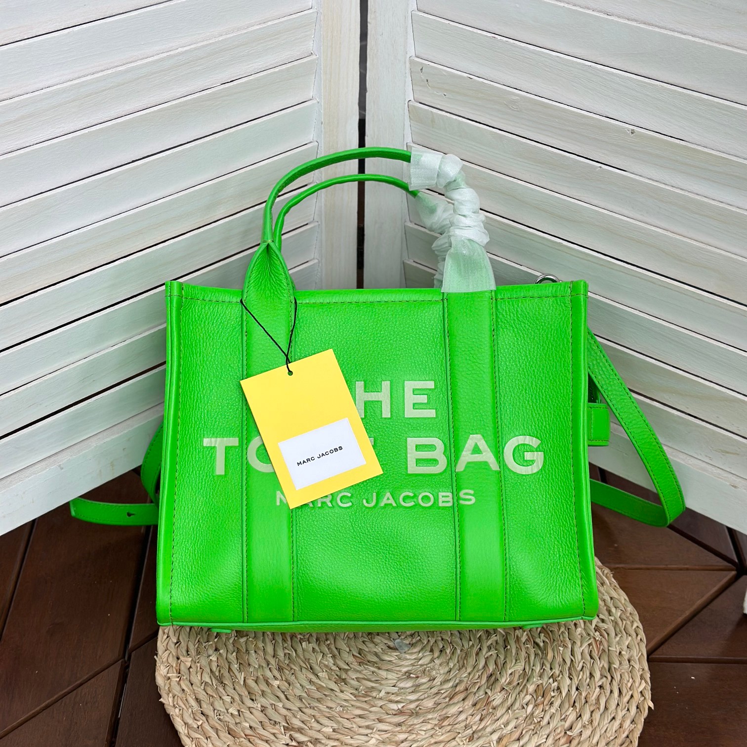 Marc Jacobs ～托特皮苹果绿小号33cm