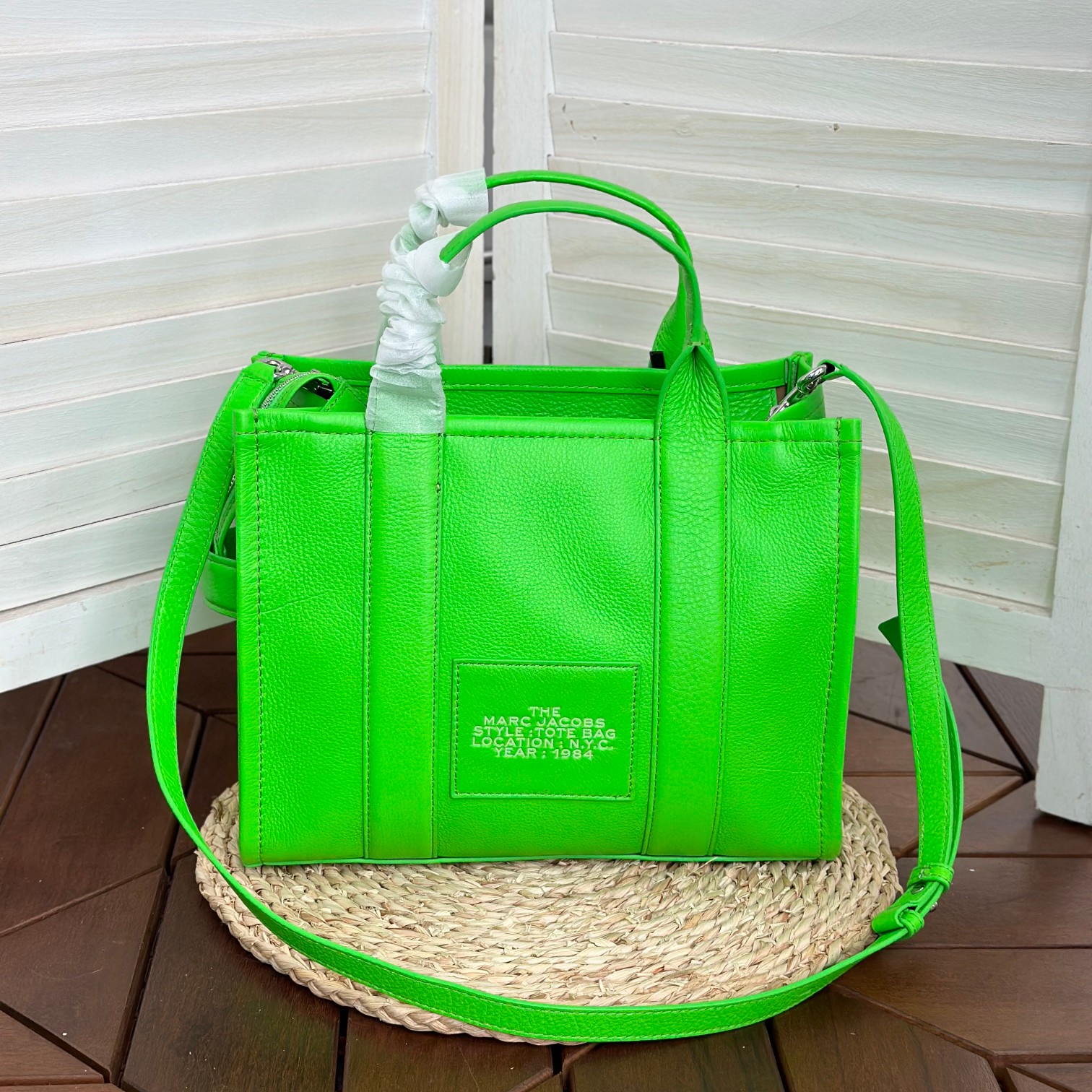 Marc Jacobs ～托特皮苹果绿小号33cm