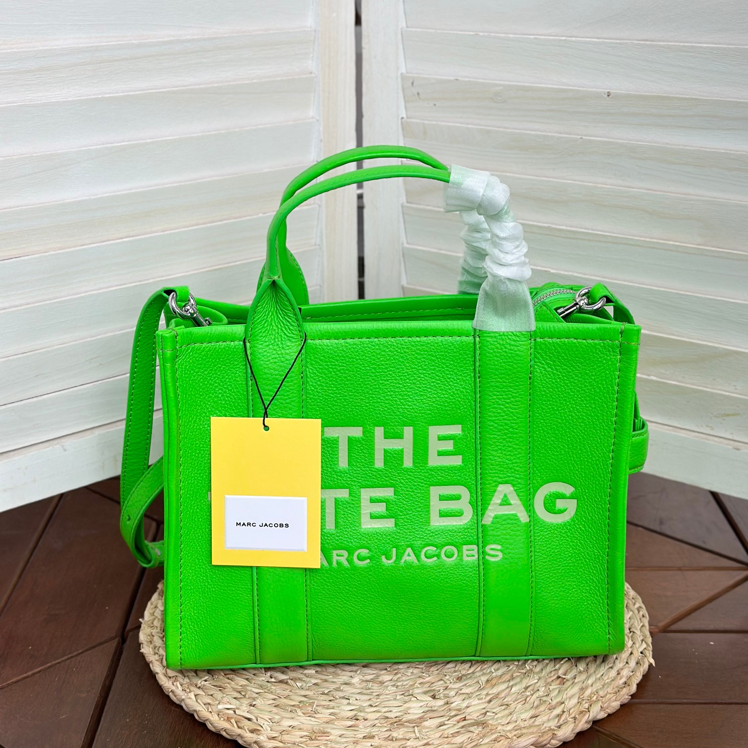 Marc Jacobs ～托特皮苹果绿小号33cm