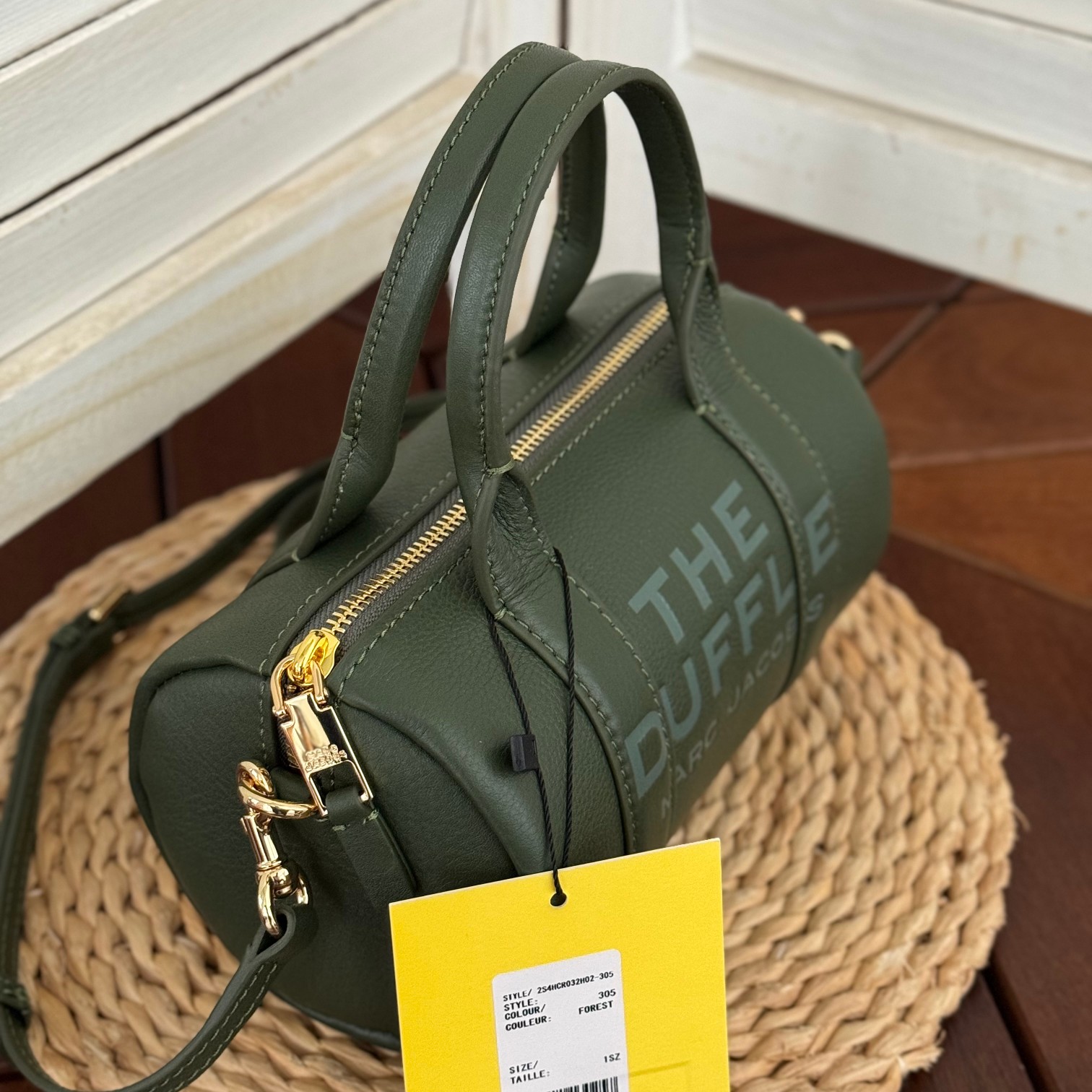 Marc Jacobs ～墨绿色，Mj圆筒包3⃣ 色 尺寸:20*12*12
