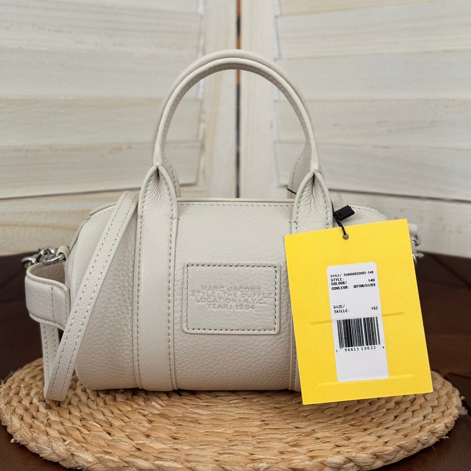 Marc Jacobs 云白色 Mj圆筒包3⃣ 色 尺寸:20*12*12