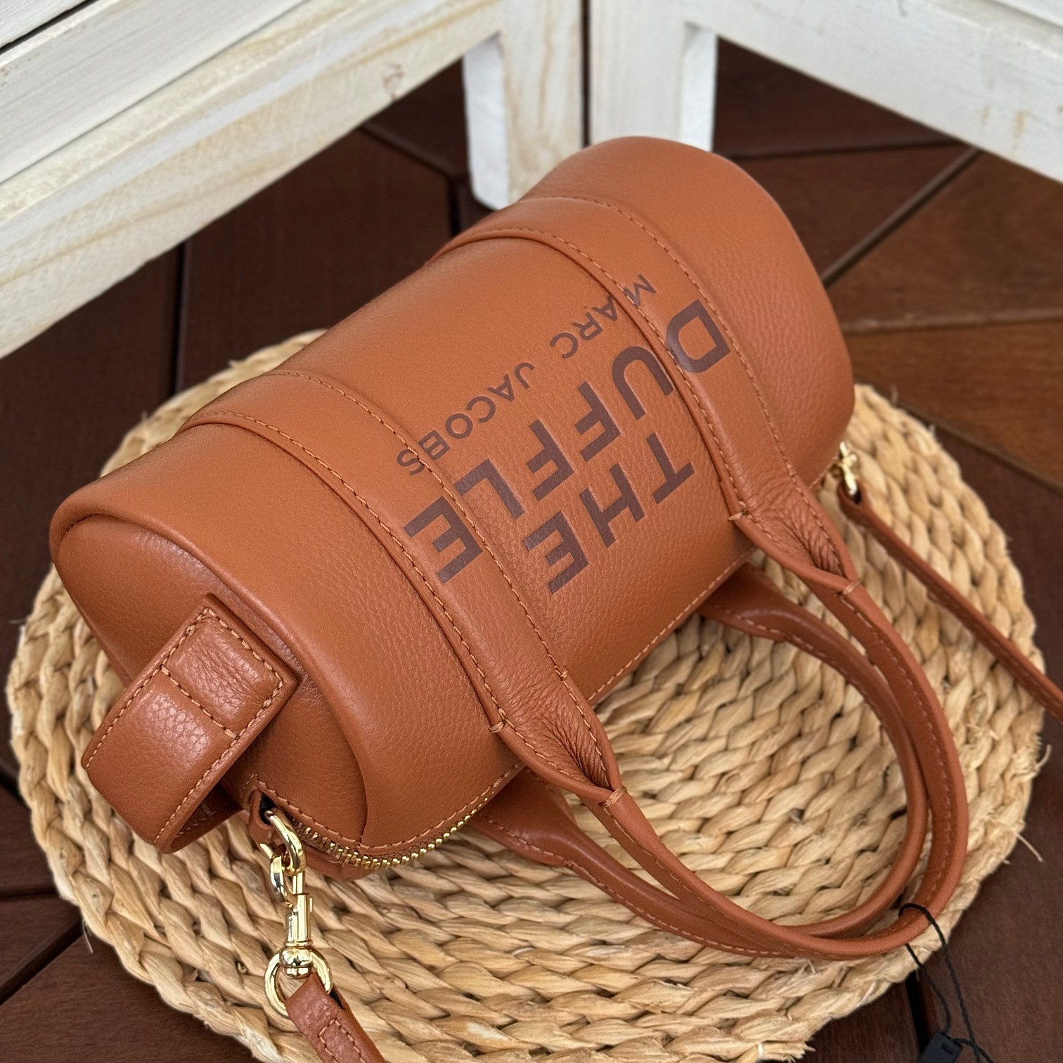 Marc Jacobs 棕色 Mj圆筒包3⃣ 色 尺寸:20*12*12