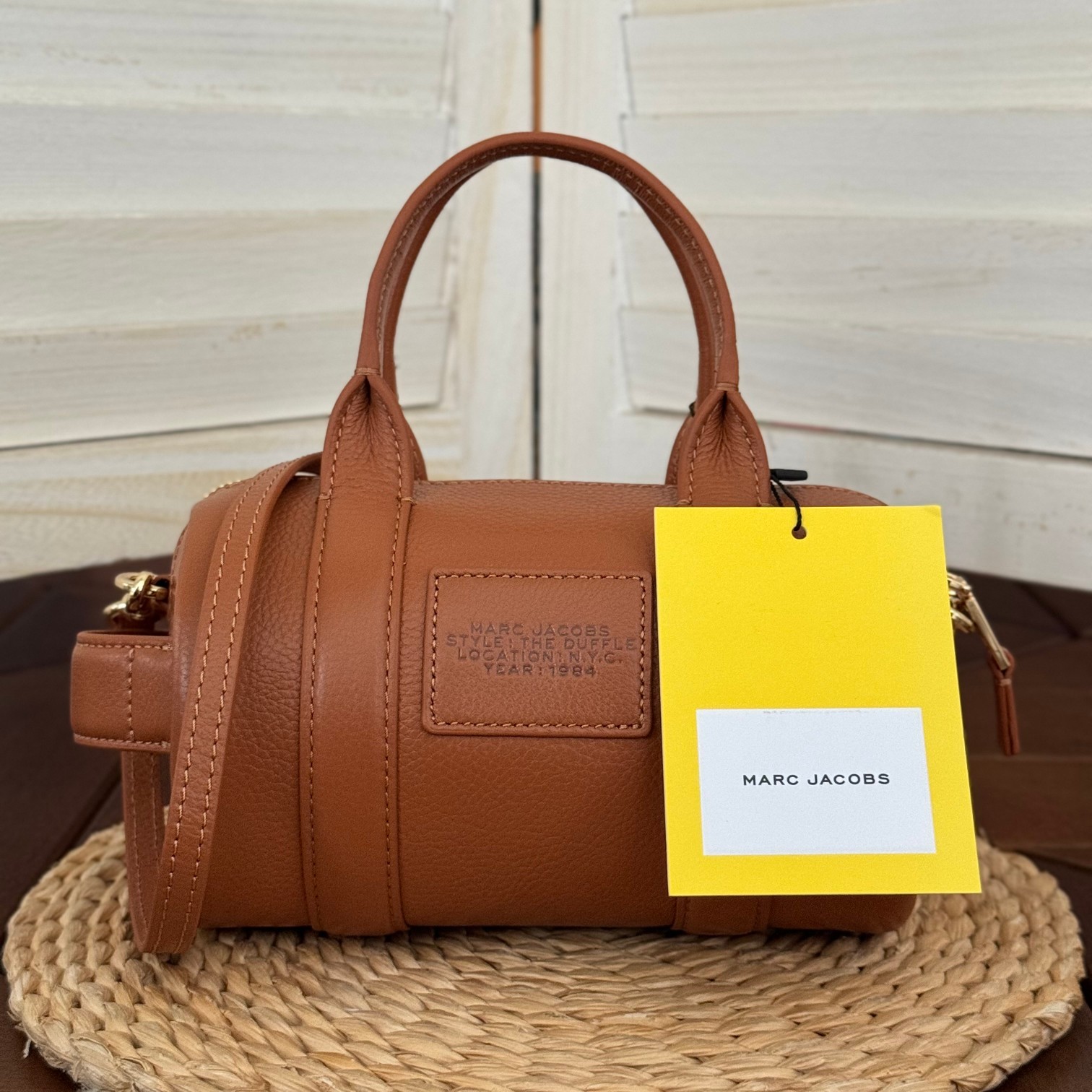 Marc Jacobs 棕色 Mj圆筒包3⃣ 色 尺寸:20*12*12