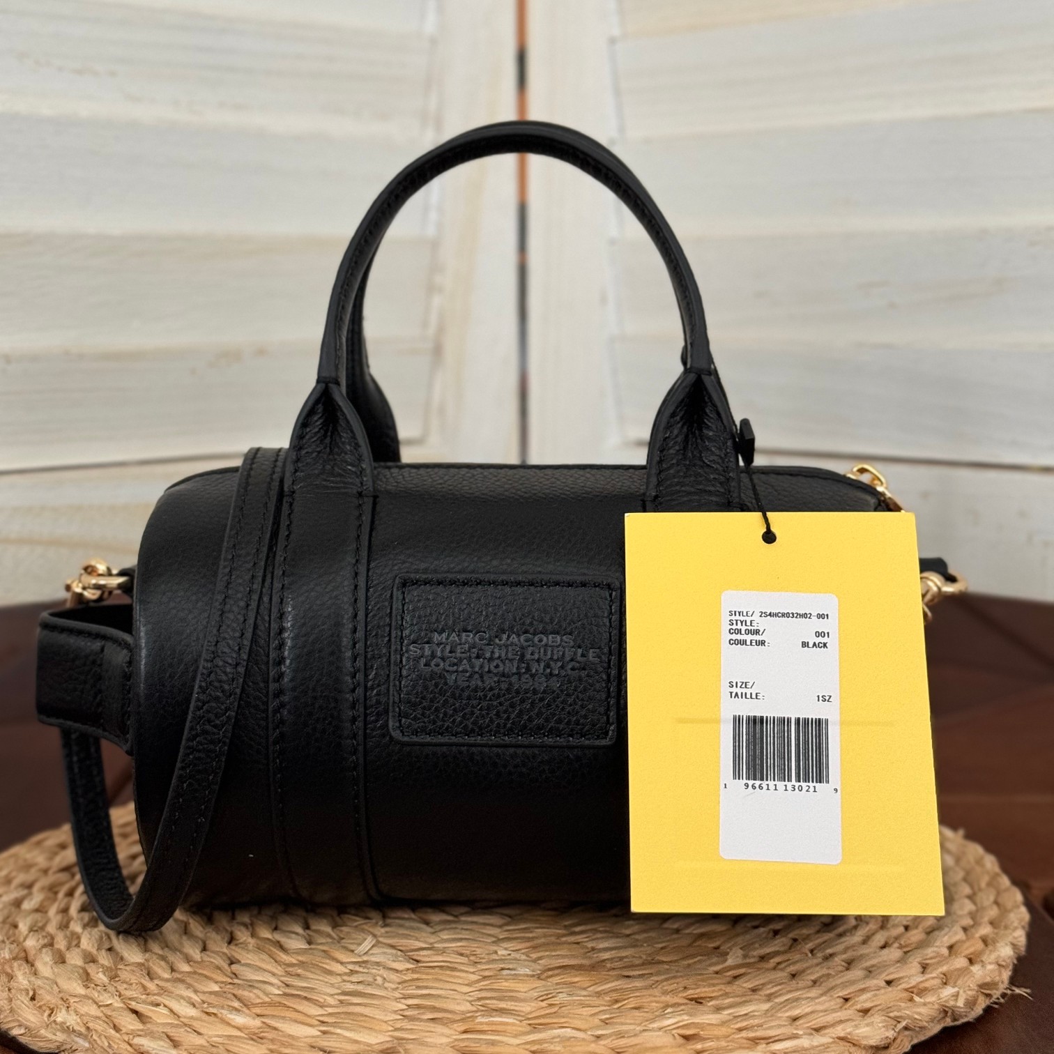 Marc Jacobs 黑色 Mj圆筒包3⃣ 色 尺寸:20*12*12