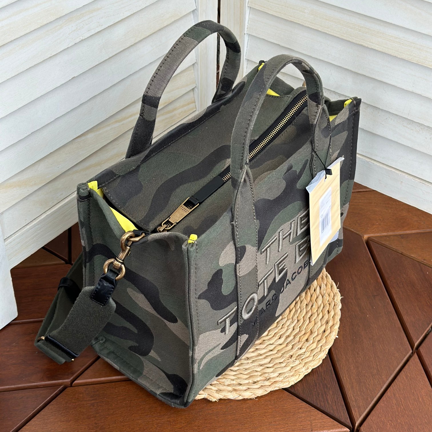 Marc Jacobs 迷彩色托特小号33cm