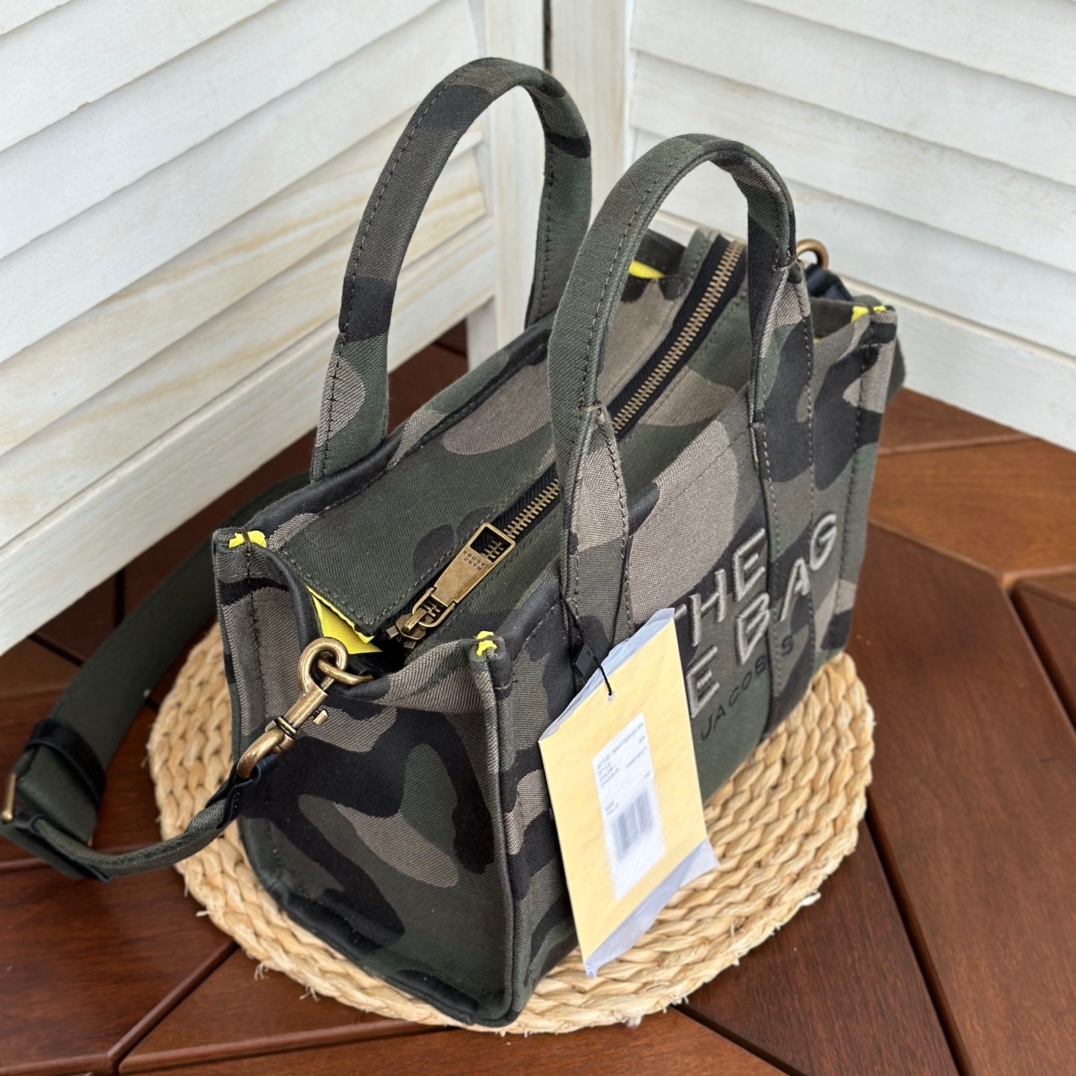 Marc Jacobs 迷彩色托特迷你号26cm