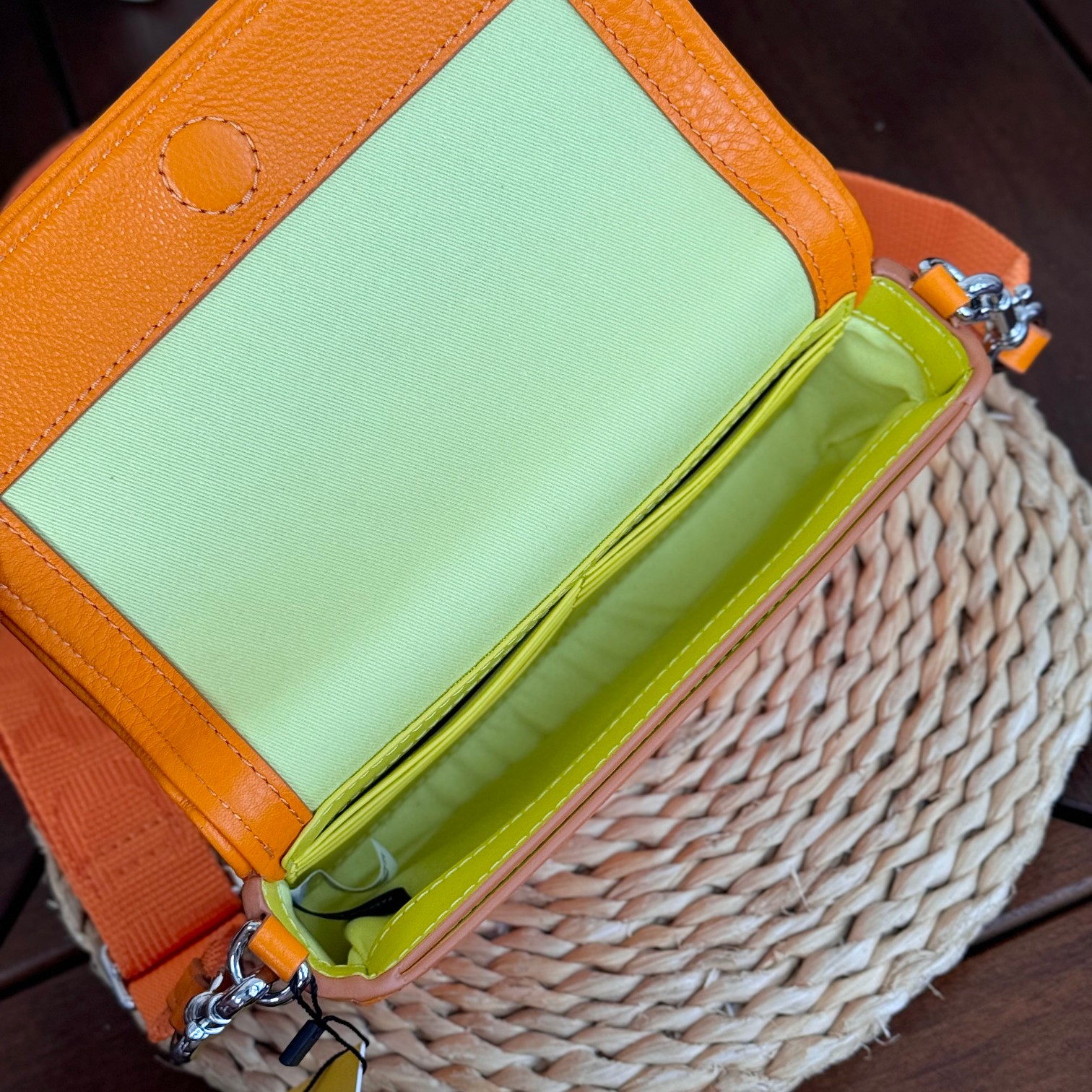 Marc Jacobs ～迷你盖头包 橙黄色20*5*12cm